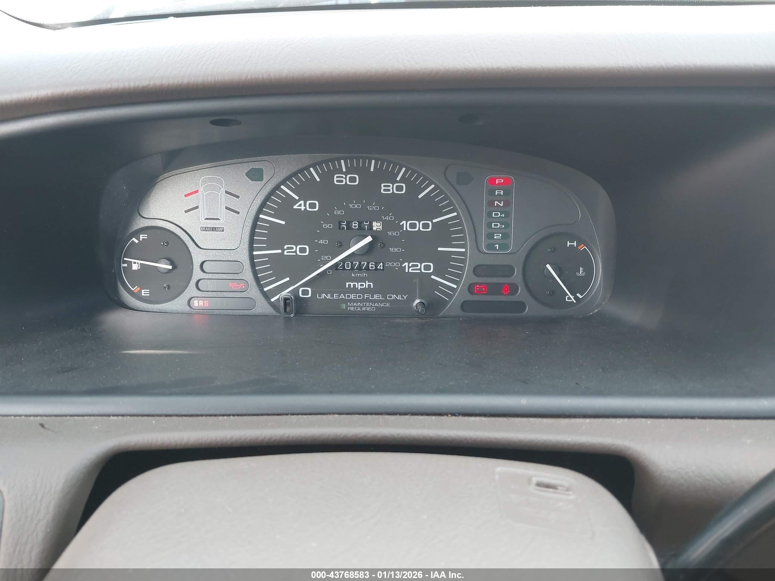1997 Honda Odyssey Lx Silver vin: JHMRA1843VC020684