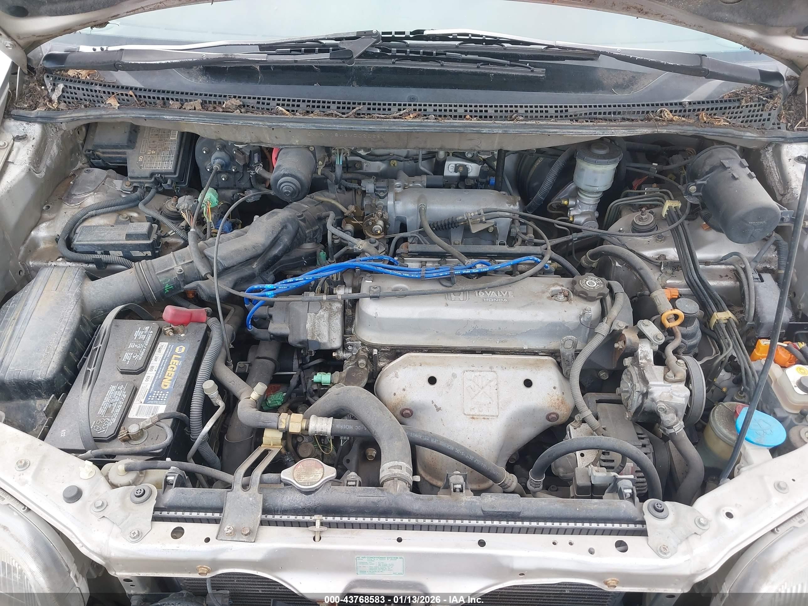 1997 Honda Odyssey Lx Silver vin: JHMRA1843VC020684