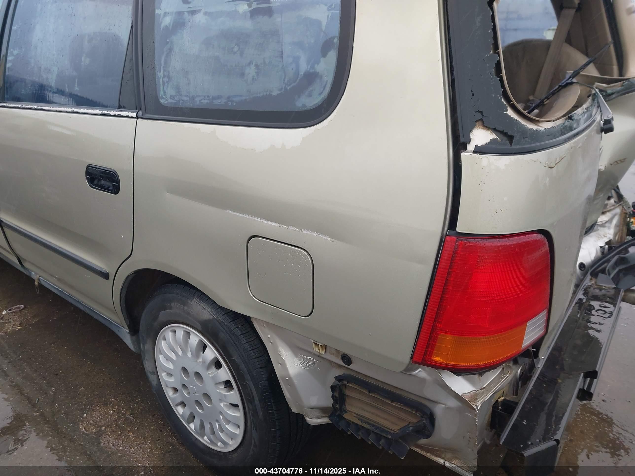 1997 Honda Odyssey Lx Beige vin: JHMRA1862VC015655