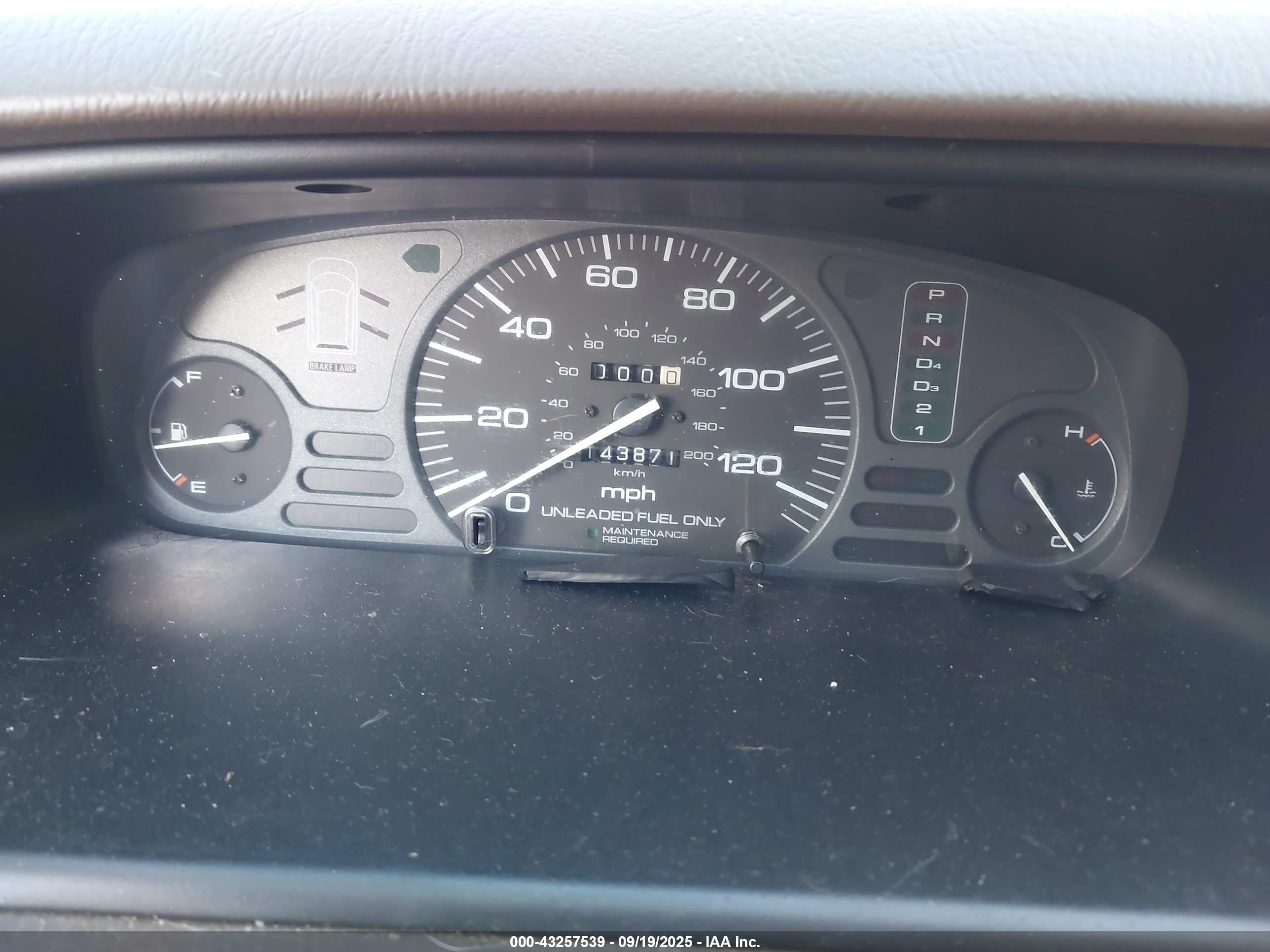 1997 Honda Odyssey Lx Blue vin: JHMRA1863VC006656