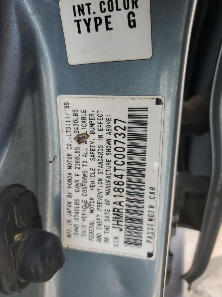 1996 Honda Odyssey Base Blue vin: JHMRA1864TC007327