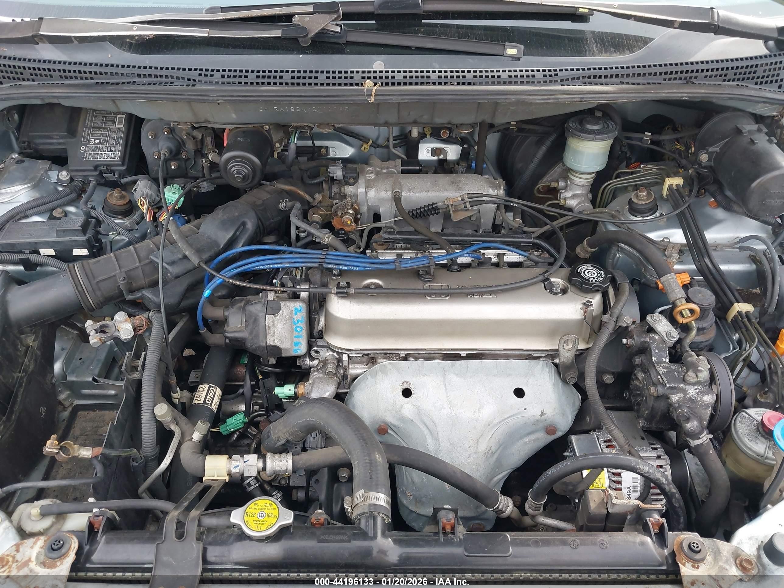 1997 Honda Odyssey Lx Light Blue vin: JHMRA1864VC010795