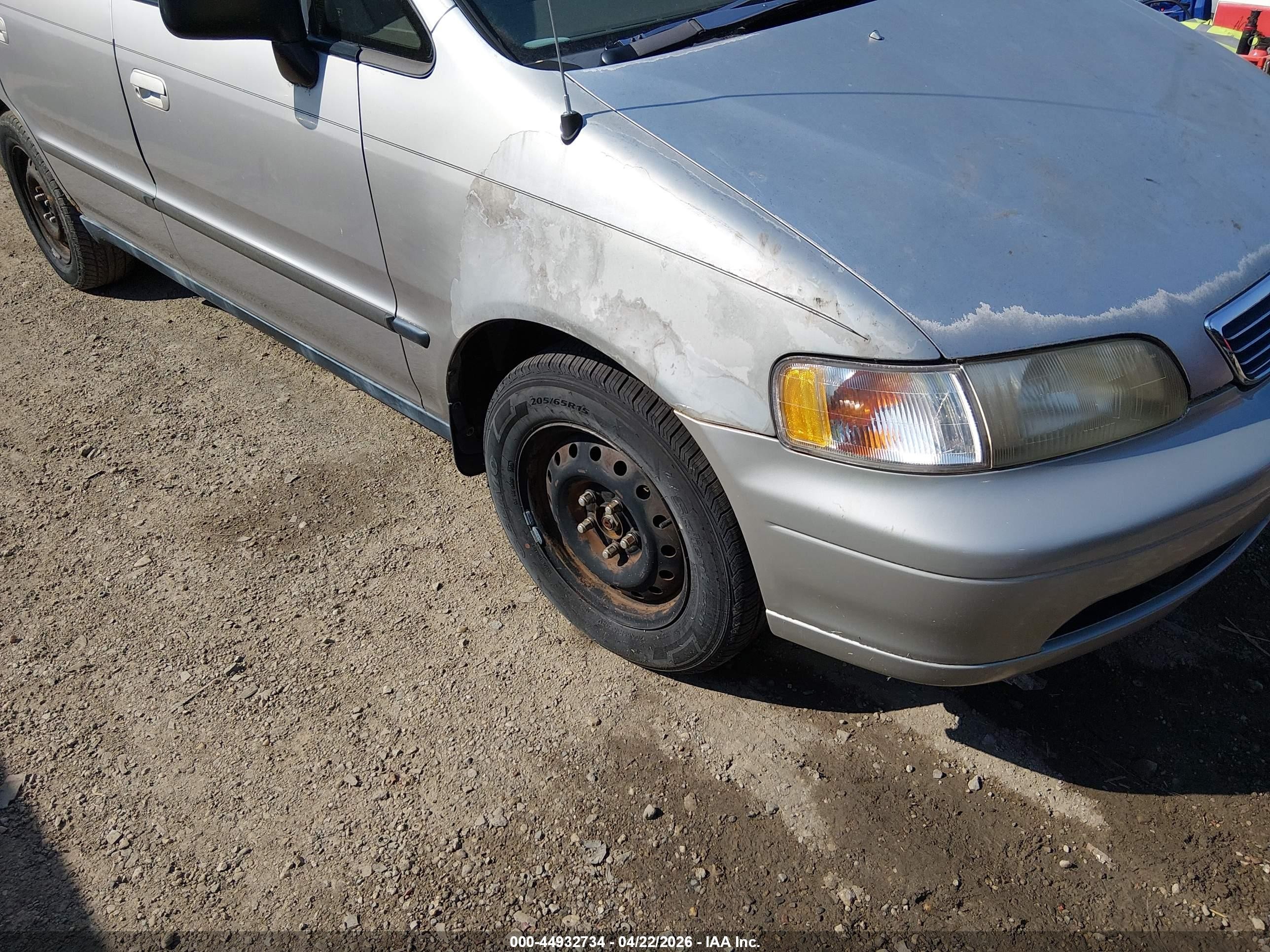 1997 Honda Odyssey Lx Silver vin: JHMRA1865VC003905