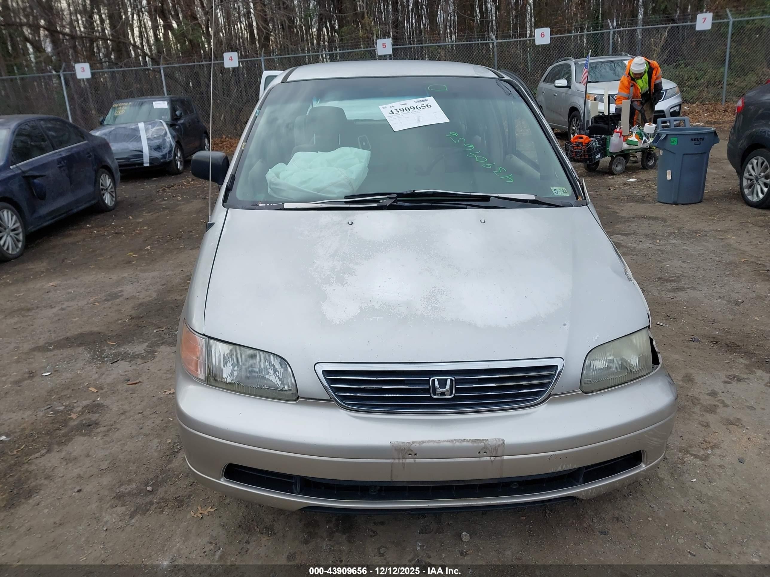 1996 Honda Odyssey Lx Silver vin: JHMRA1866TC017969