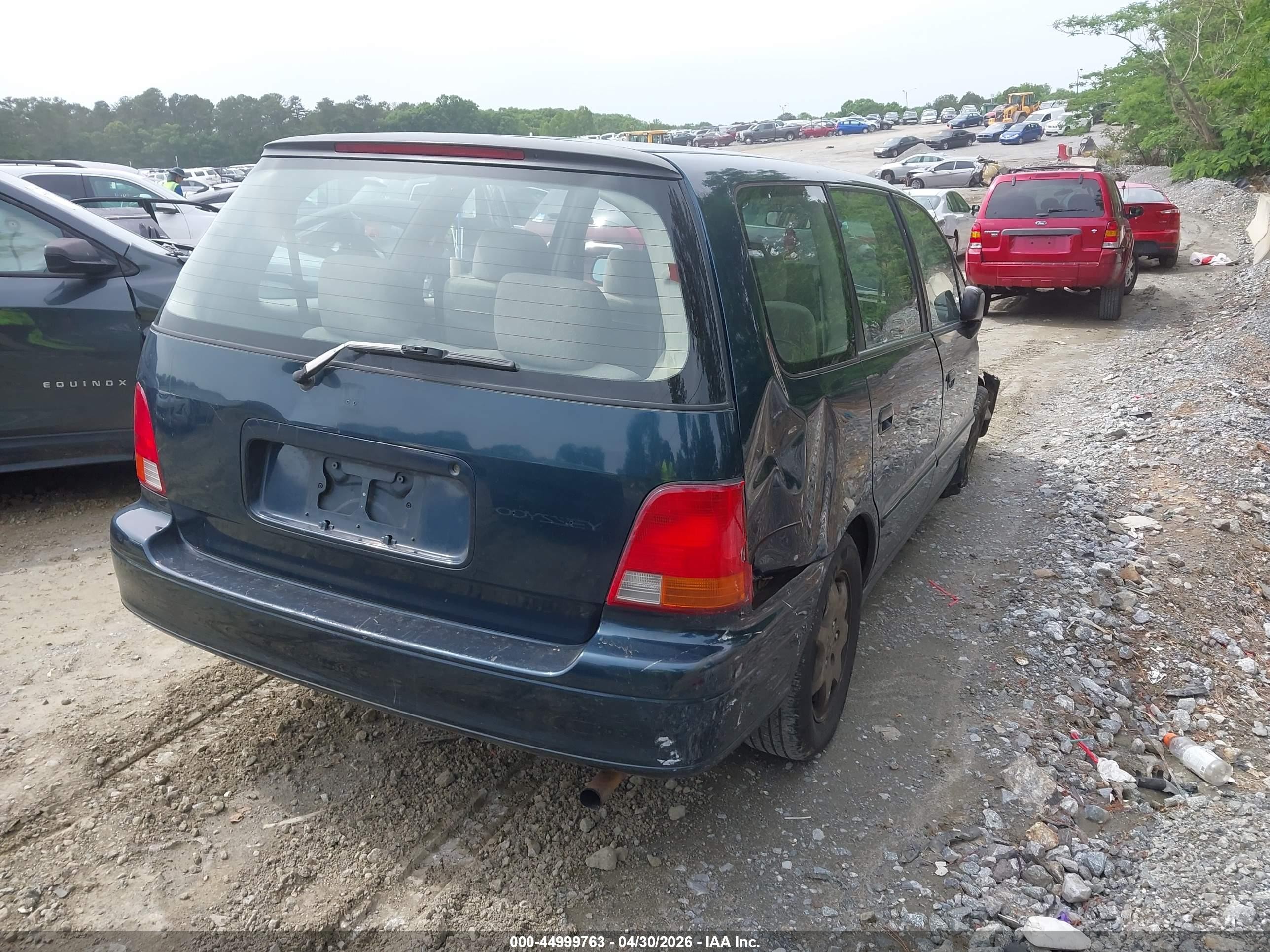 1995 Honda Odyssey Ex Blue vin: JHMRA1870SC002133