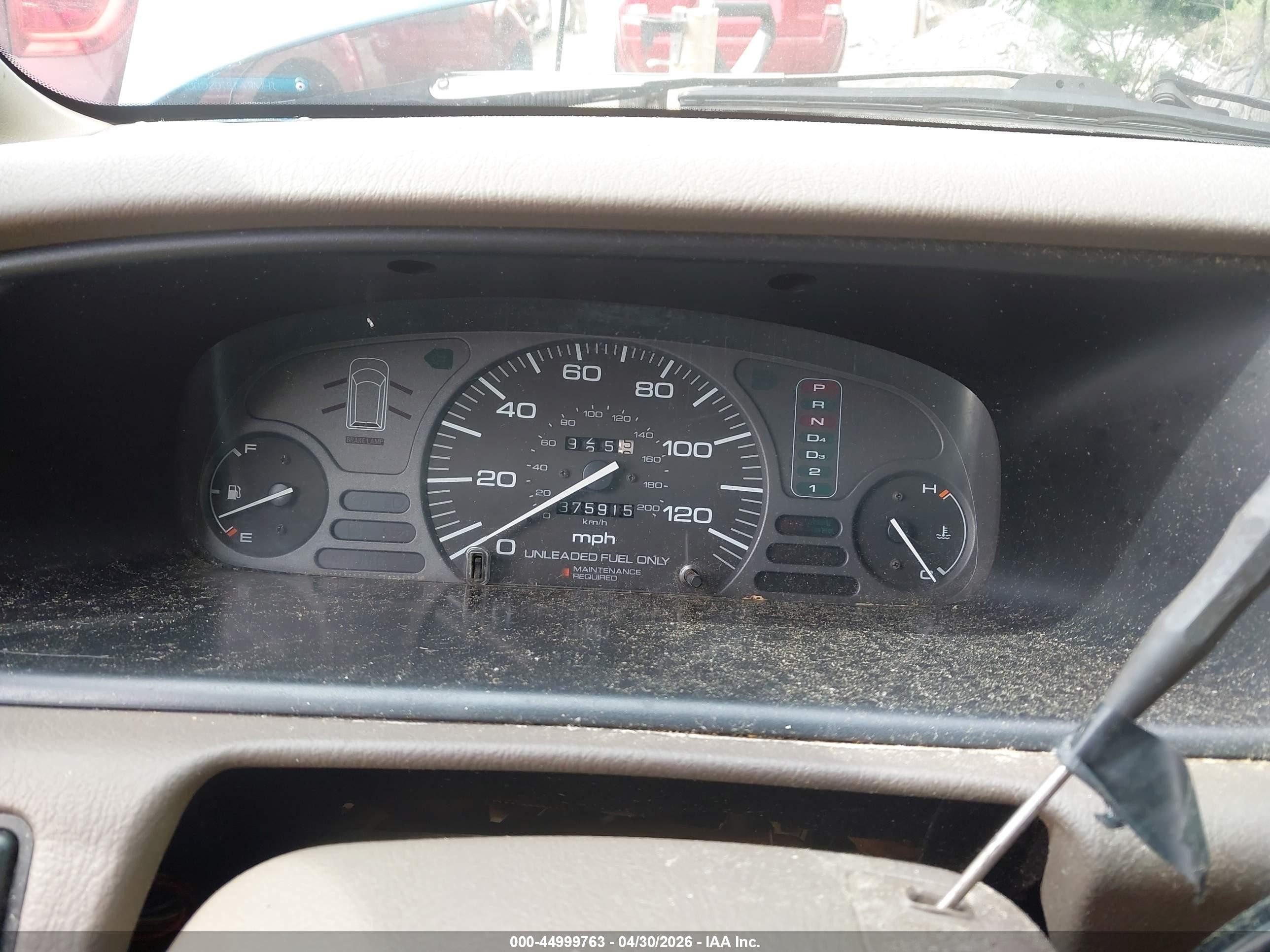 1995 Honda Odyssey Ex Blue vin: JHMRA1870SC002133