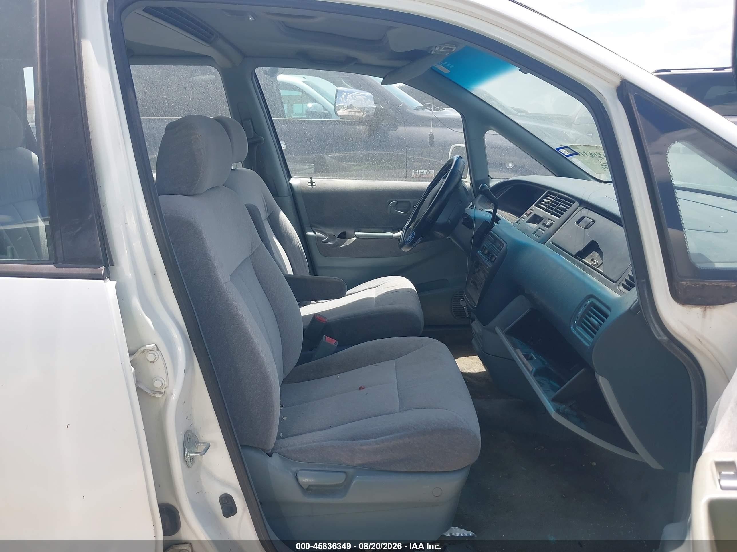 1997 Honda Odyssey Ex White vin: JHMRA1871VC007989