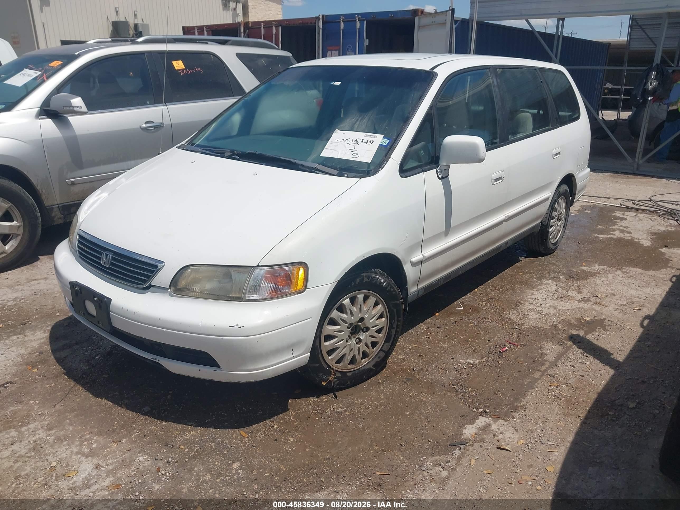 1997 Honda Odyssey Ex White vin: JHMRA1871VC007989