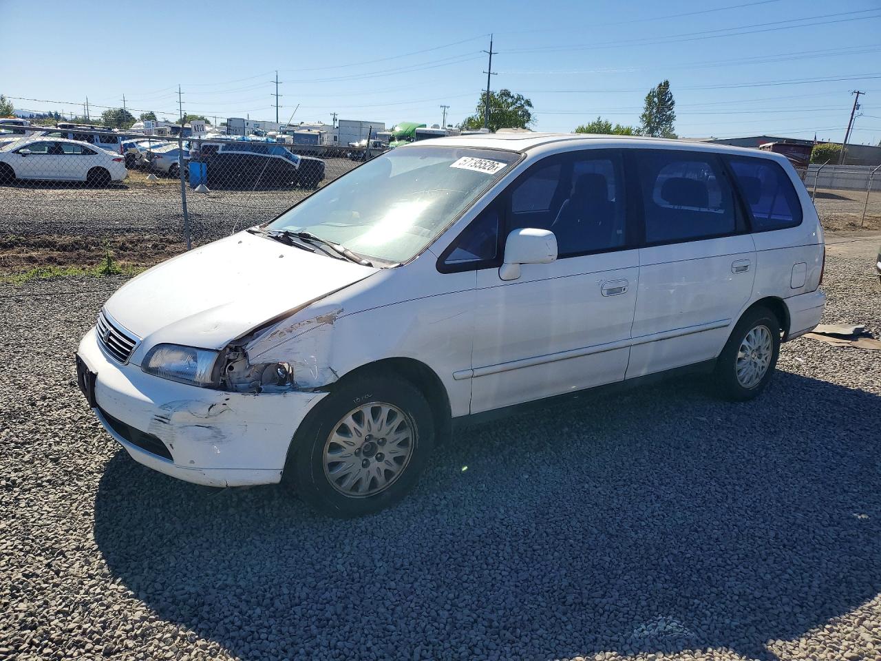 1997 Honda Odyssey Ex White vin: JHMRA1872VC014417