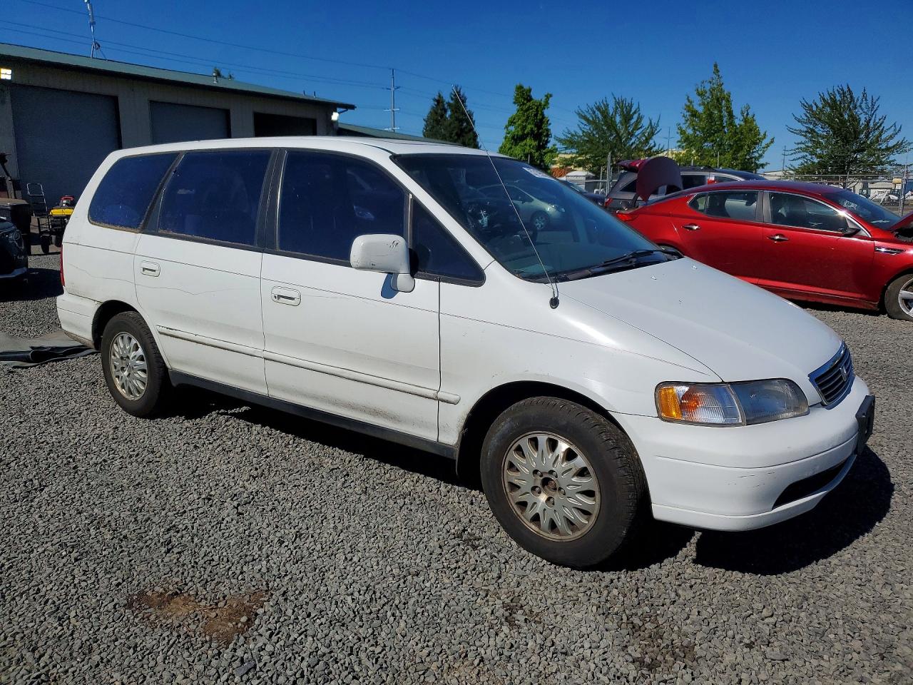 1997 Honda Odyssey Ex White vin: JHMRA1872VC014417