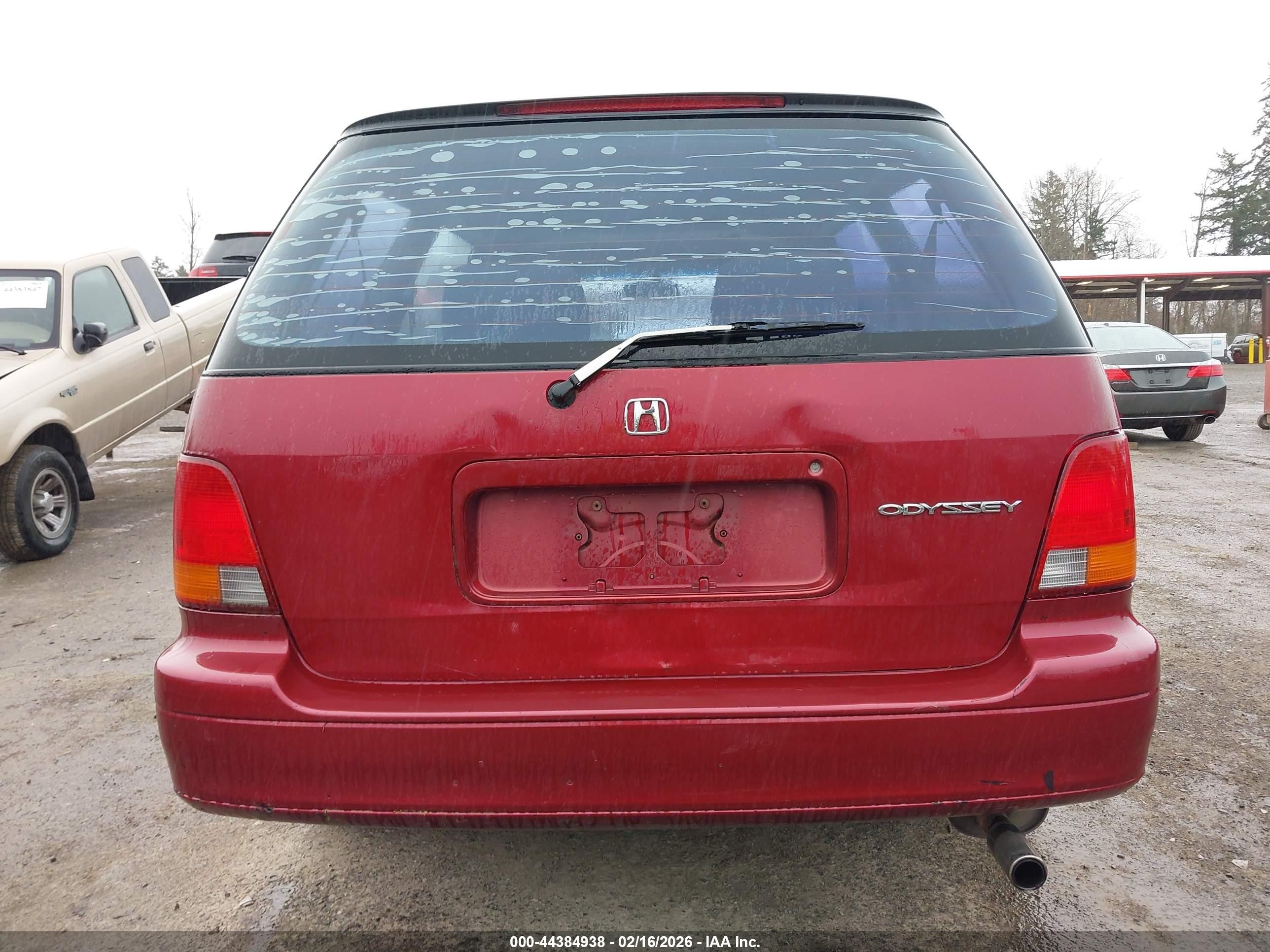 1995 Honda Odyssey Ex Red vin: JHMRA1874SC015726