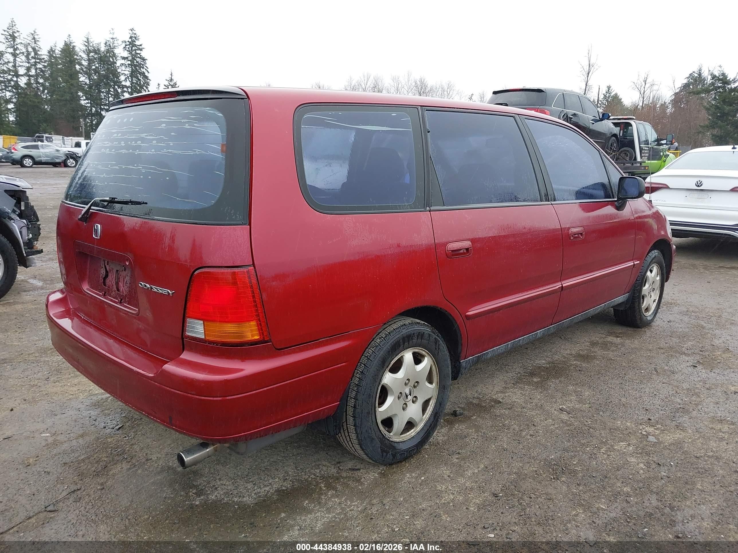 1995 Honda Odyssey Ex Red vin: JHMRA1874SC015726