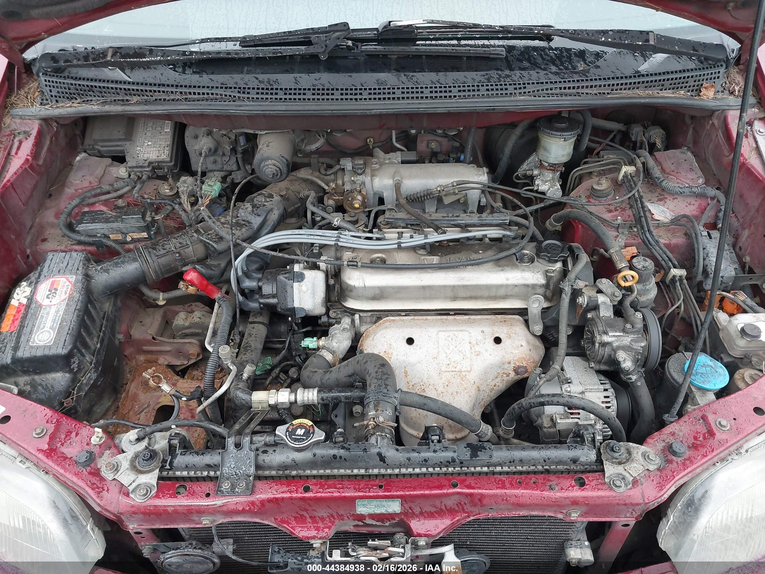 1995 Honda Odyssey Ex Red vin: JHMRA1874SC015726