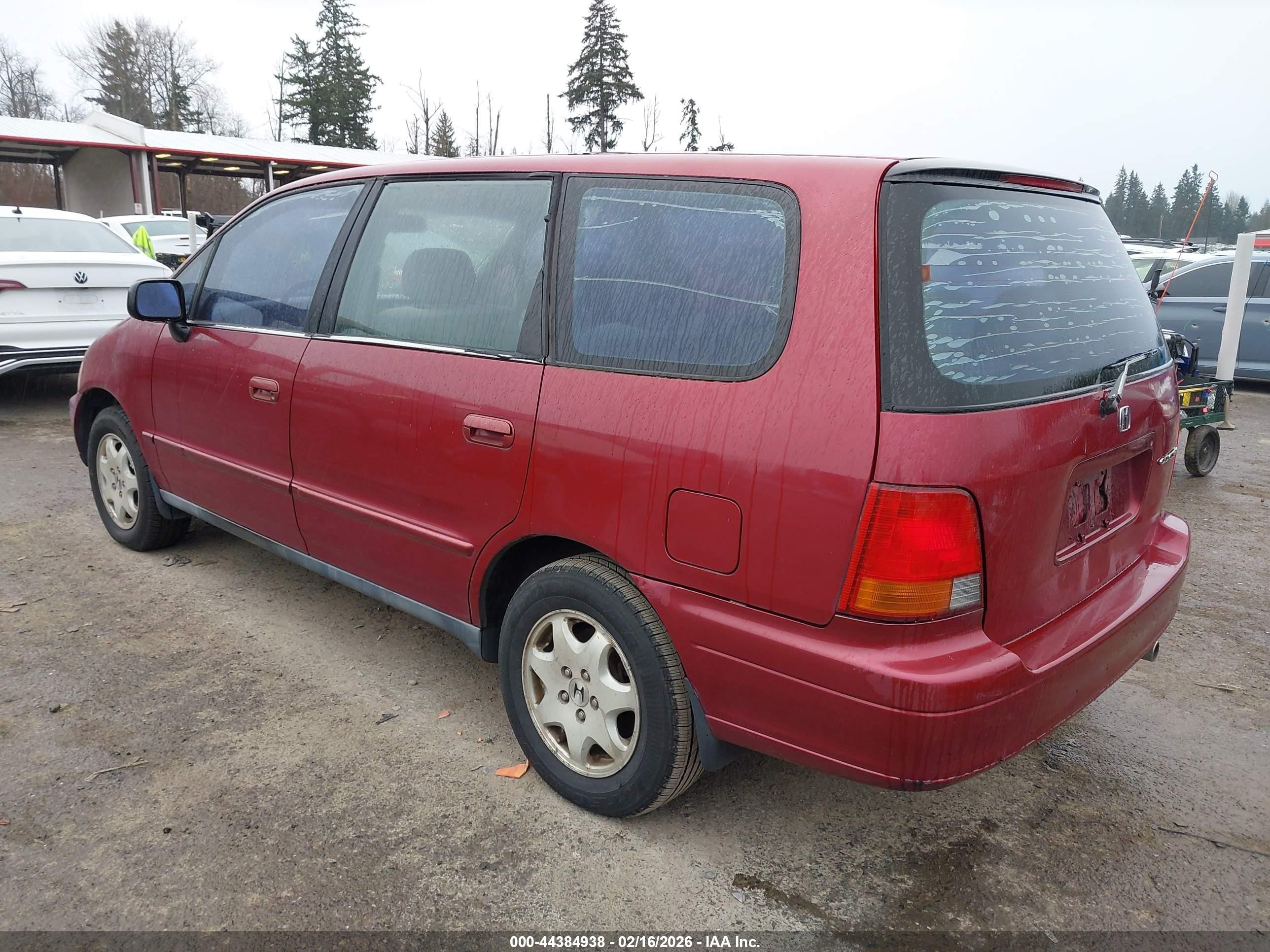 1995 Honda Odyssey Ex Red vin: JHMRA1874SC015726