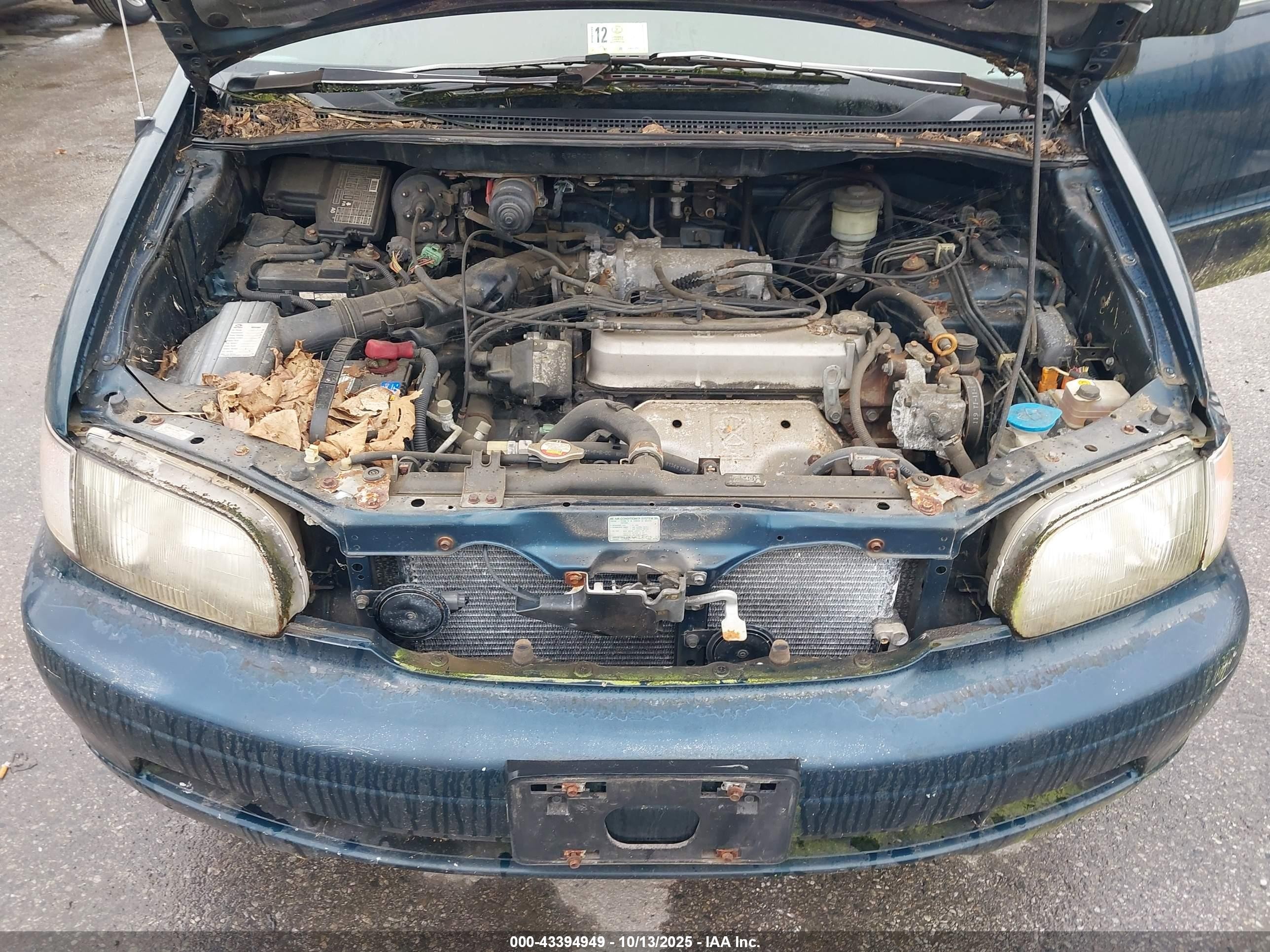 1996 Honda Odyssey Ex Dark Blue vin: JHMRA1875TC017874