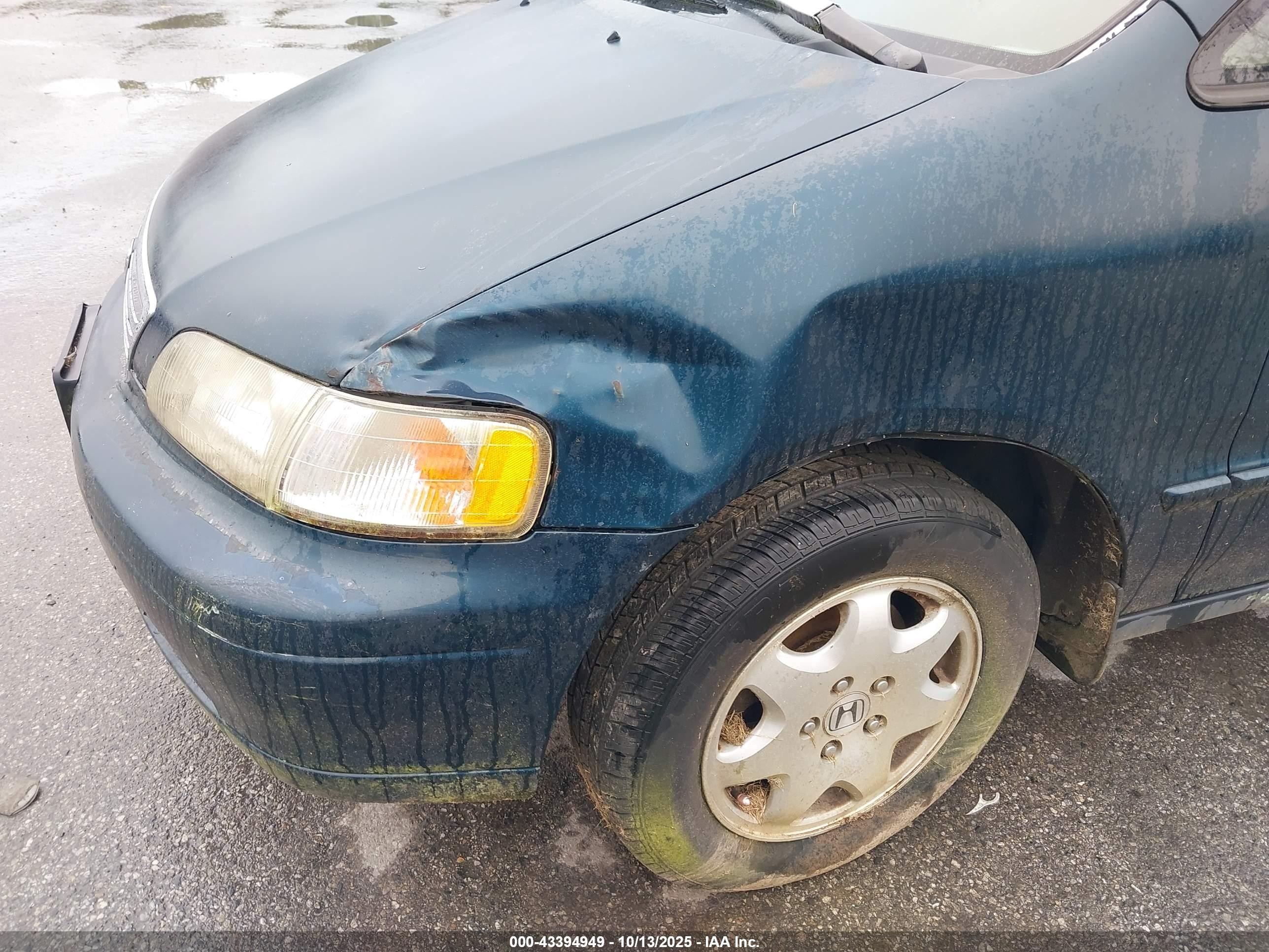 1996 Honda Odyssey Ex Dark Blue vin: JHMRA1875TC017874