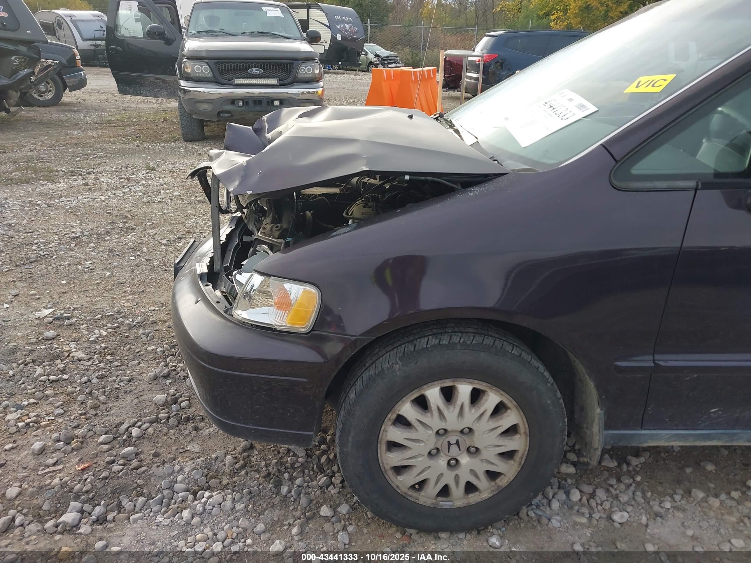 1997 Honda Odyssey Ex Purple vin: JHMRA1875VC001323