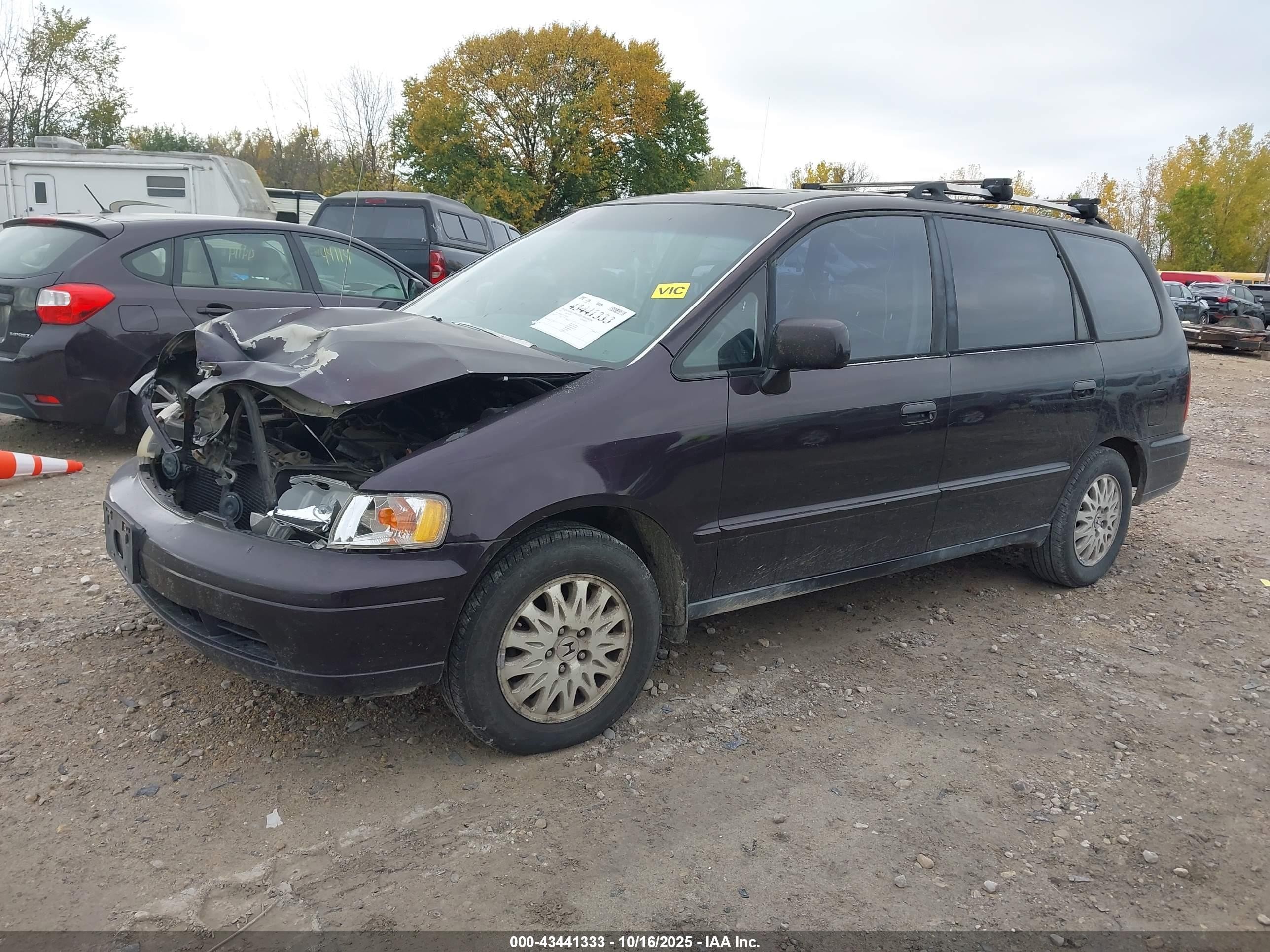 1997 Honda Odyssey Ex Purple vin: JHMRA1875VC001323