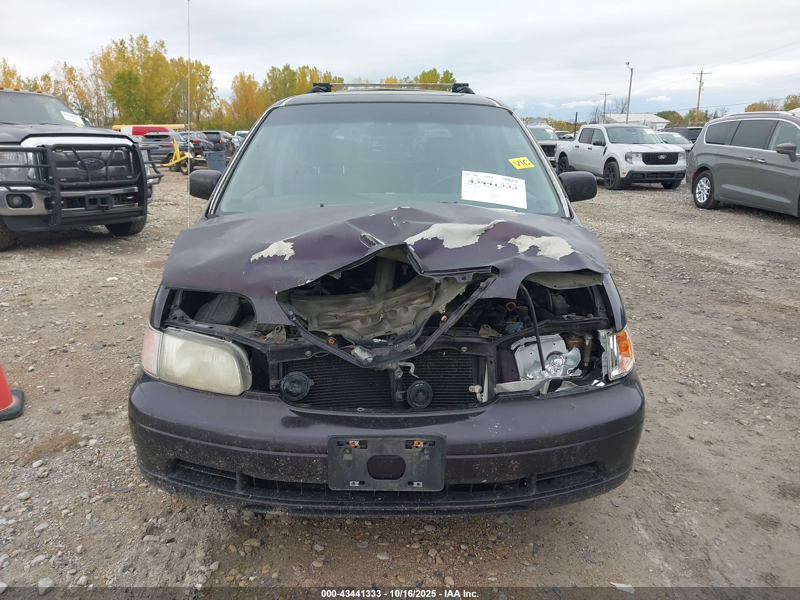 1997 Honda Odyssey Ex Purple vin: JHMRA1875VC001323