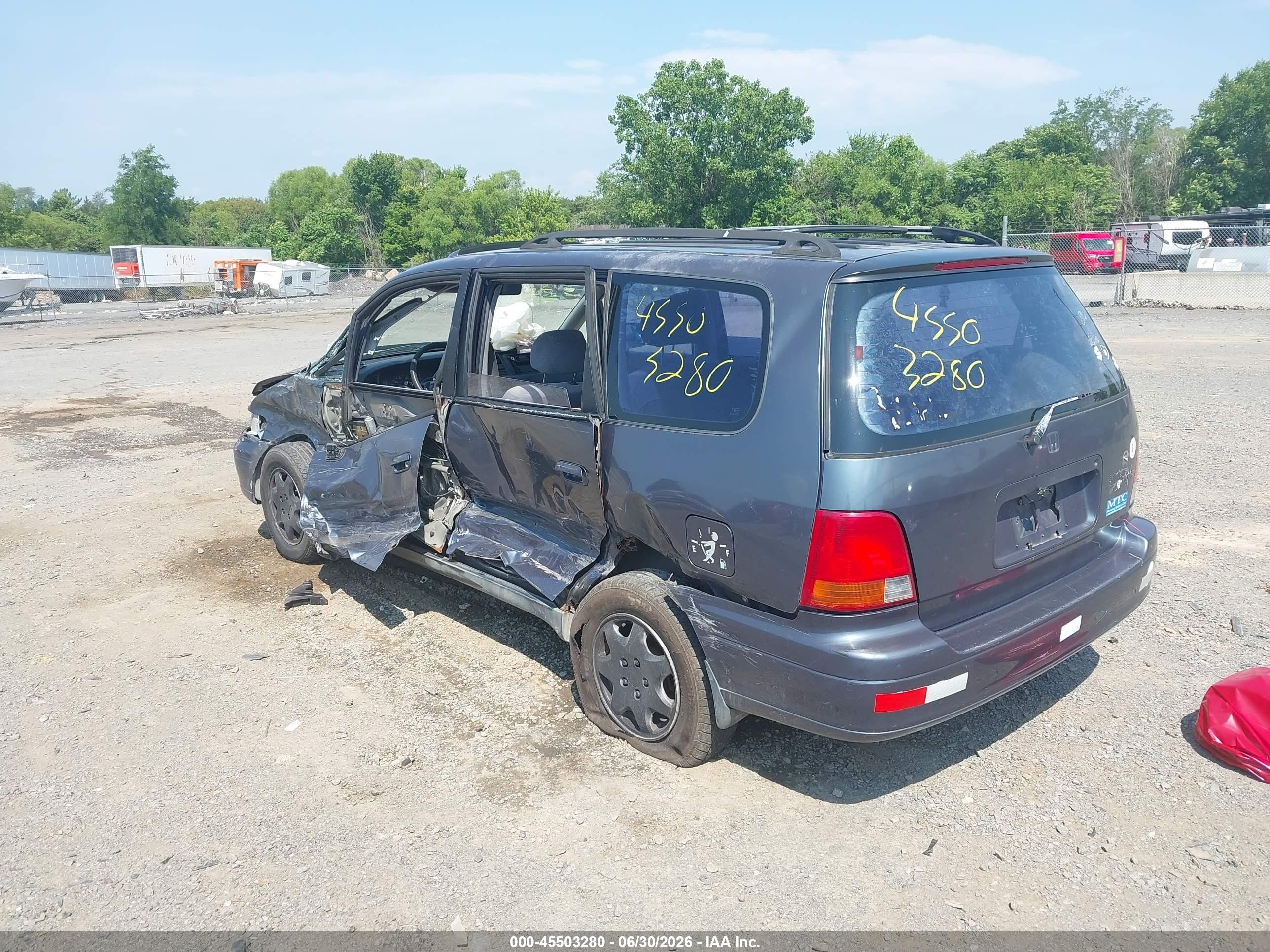 1995 Honda Odyssey Ex Blue vin: JHMRA1877SC028566