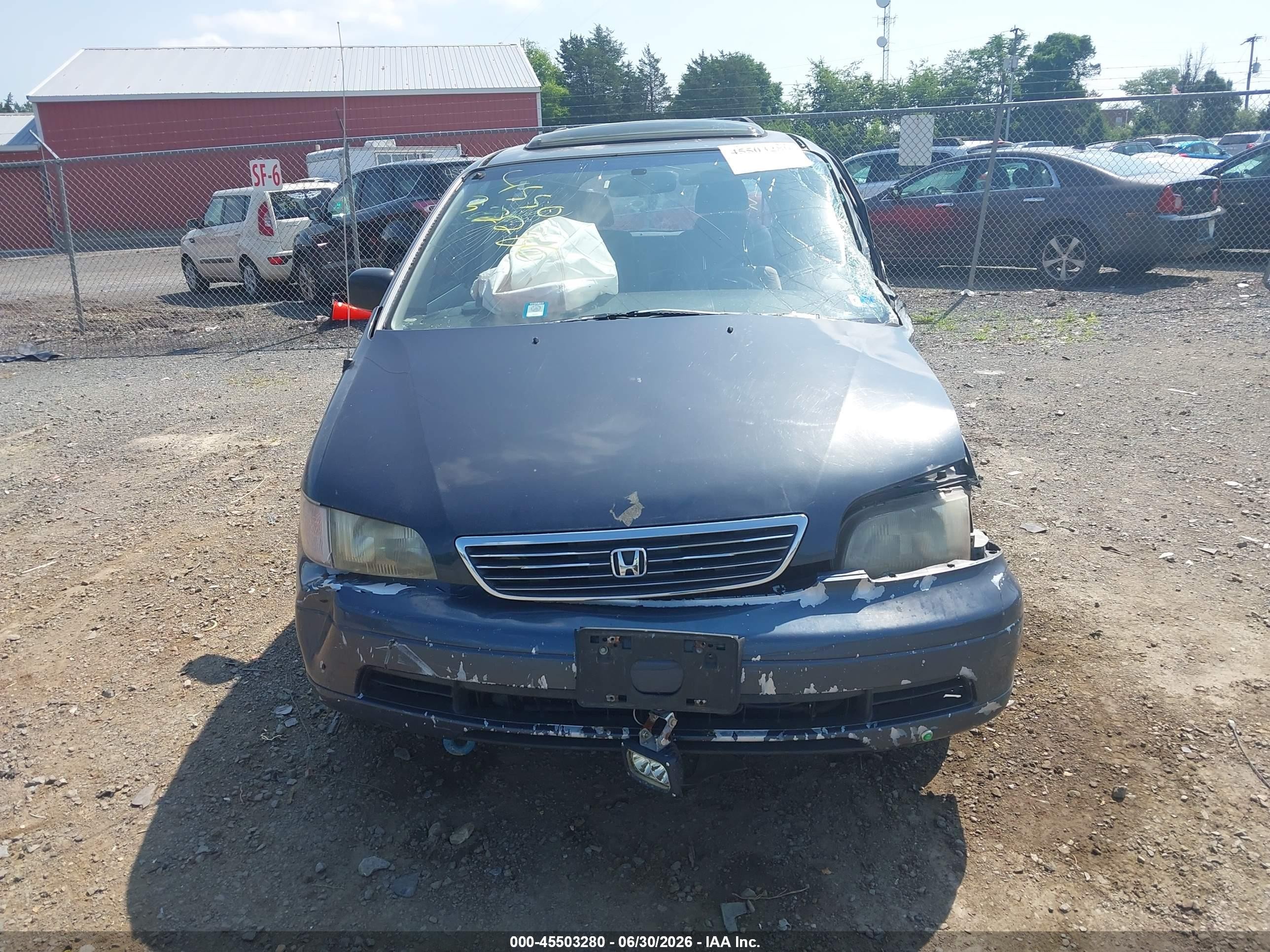 1995 Honda Odyssey Ex Blue vin: JHMRA1877SC028566