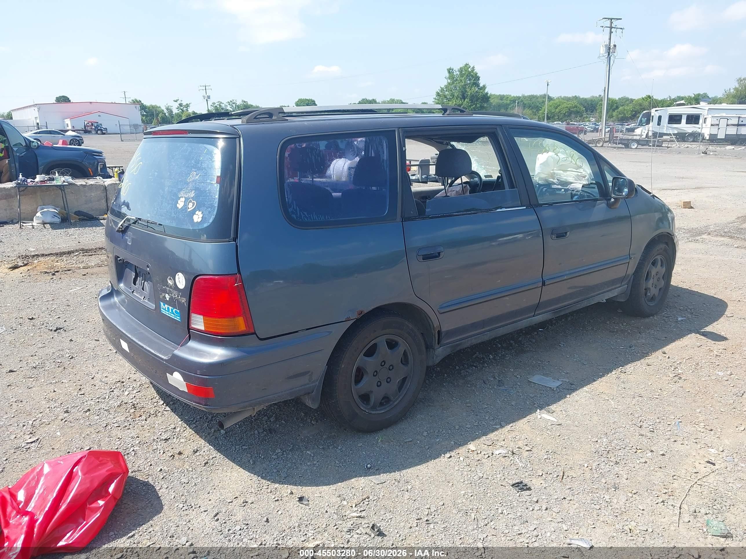 1995 Honda Odyssey Ex Blue vin: JHMRA1877SC028566