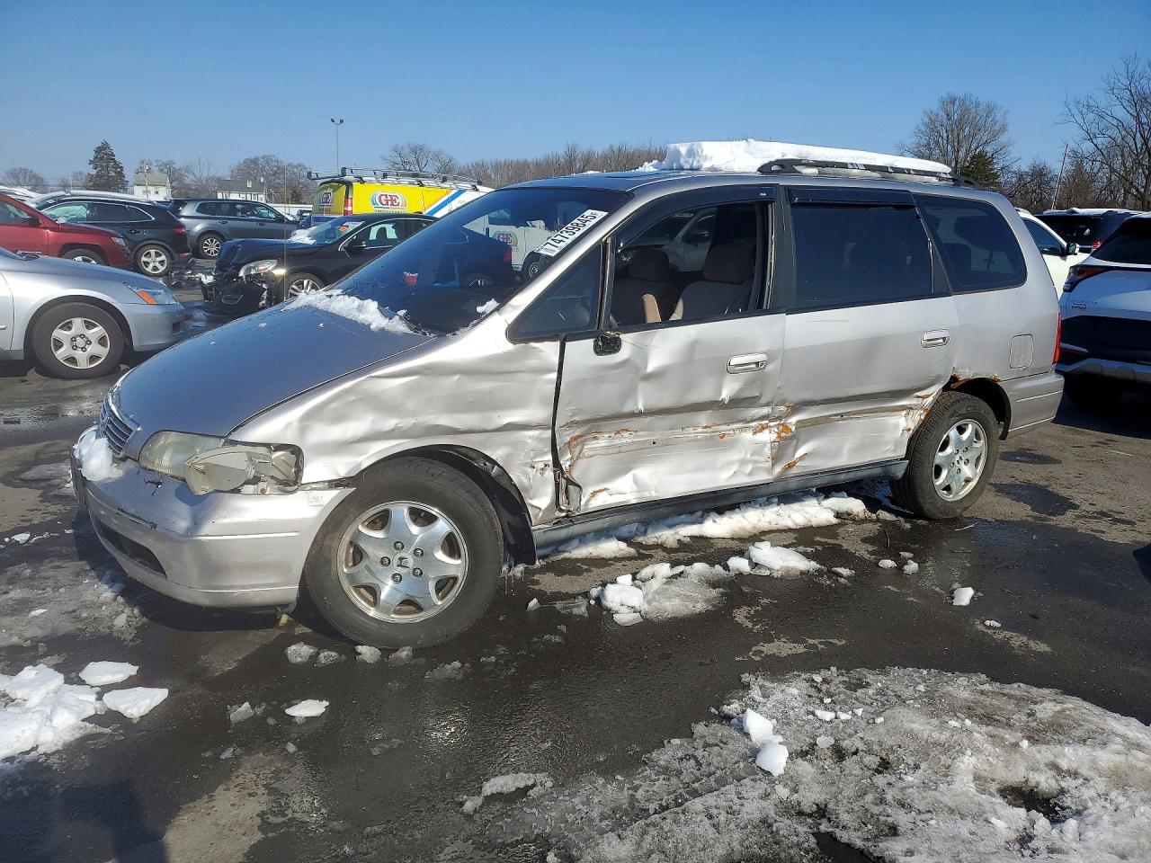 1995 Honda Odyssey Ex Silver vin: JHMRA187XSC014306