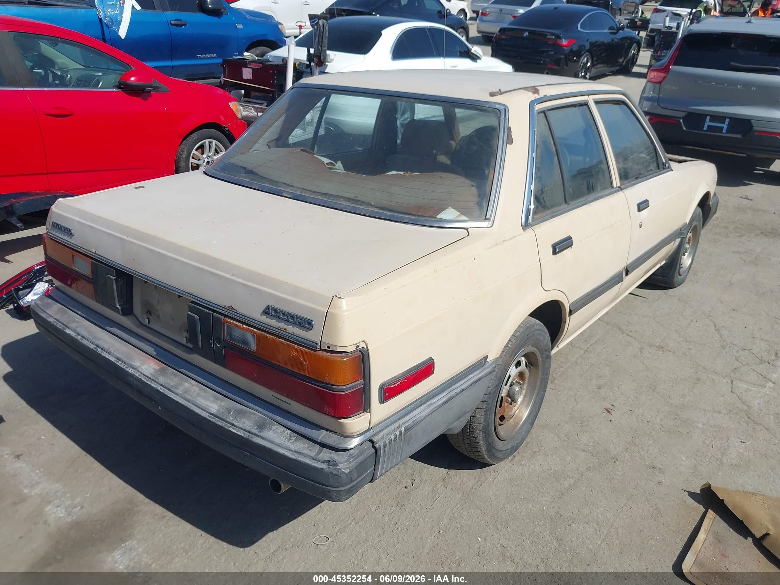 1983 Honda Accord   Brown vin: JHMSZ5427DC012544