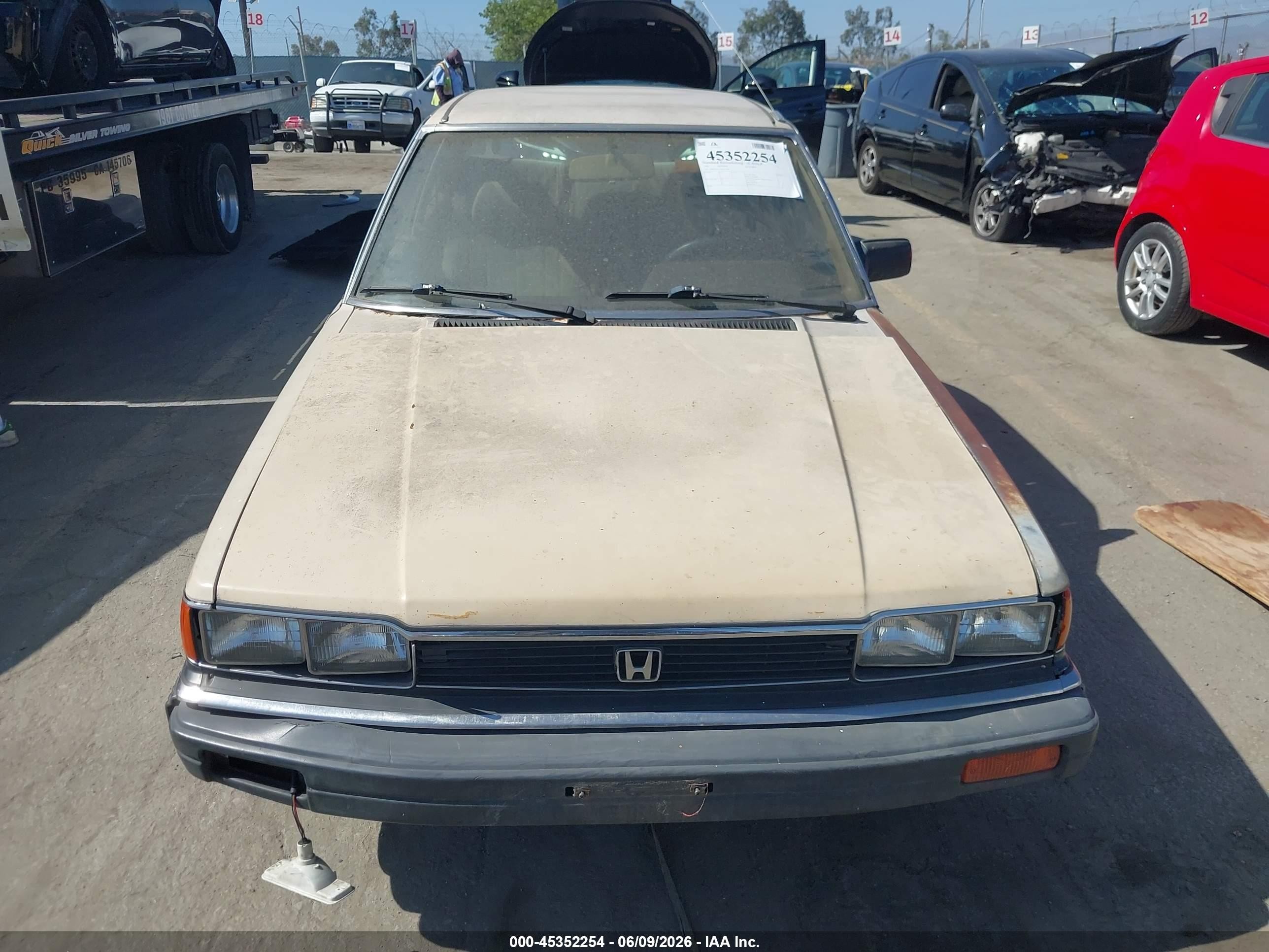 1983 Honda Accord   Brown vin: JHMSZ5427DC012544