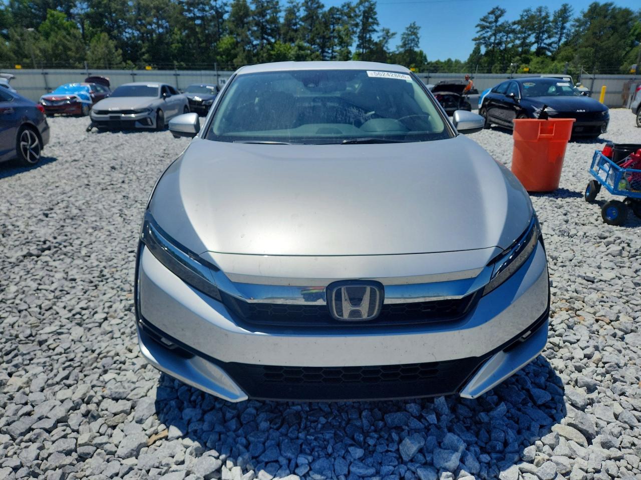 2018 Honda Clarity Silver vin: JHMZC5F12JC004710