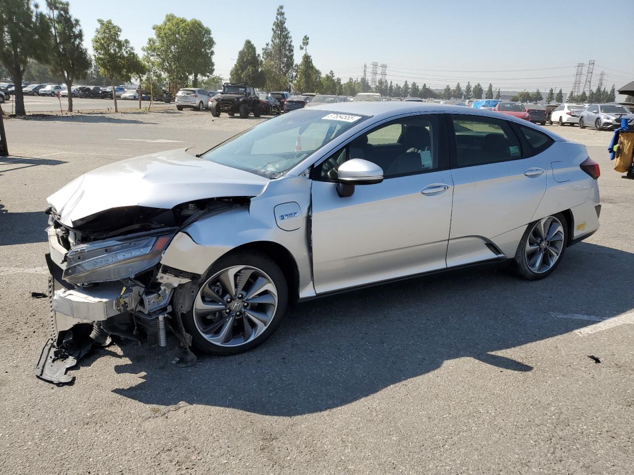 2021 Honda Clarity Серебряный vin: JHMZC5F17MC001418