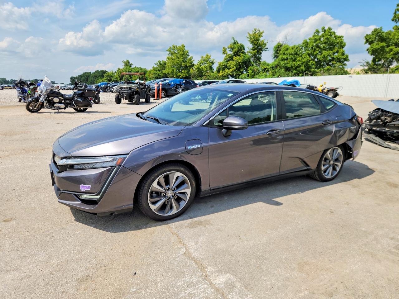 2018 Honda Clarity Touring Gray vin: JHMZC5F30JC024150