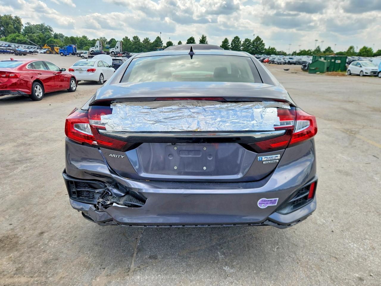2018 Honda Clarity Touring Gray vin: JHMZC5F30JC024150