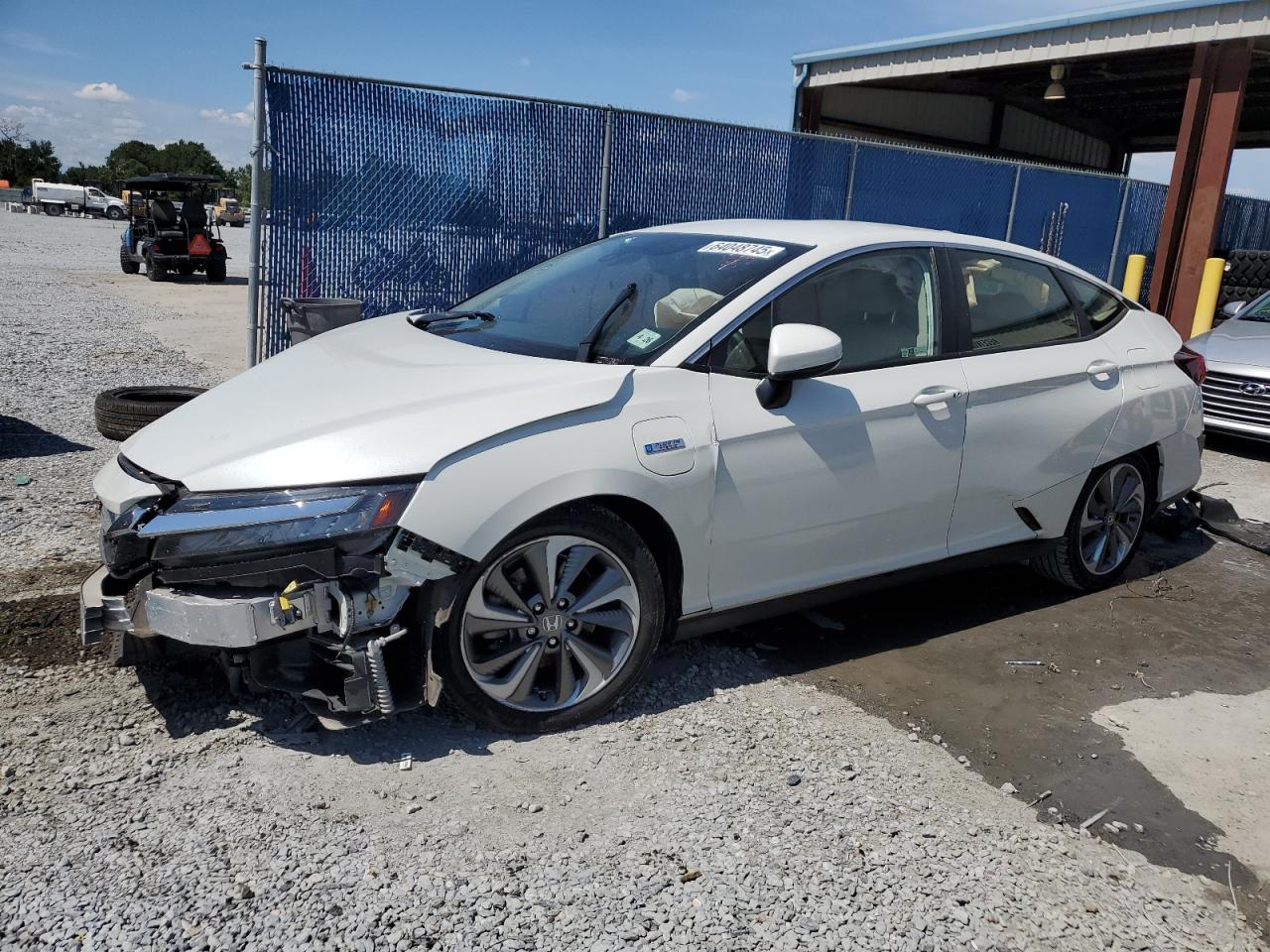 2021 Honda Clarity Touring   Белый vin: JHMZC5F31MC001514