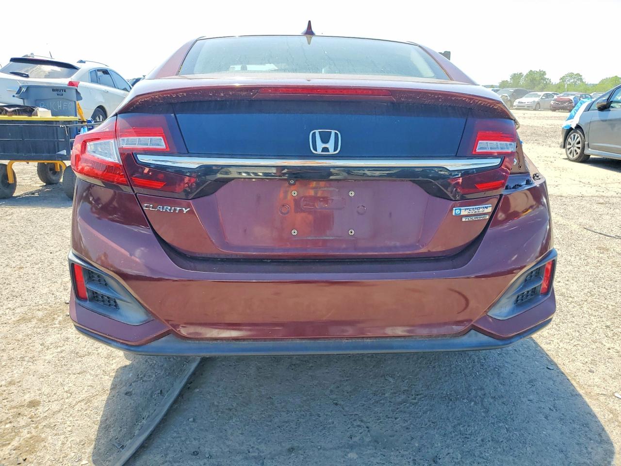 2018 Honda Clarity Touring Burgundy vin: JHMZC5F32JC005910