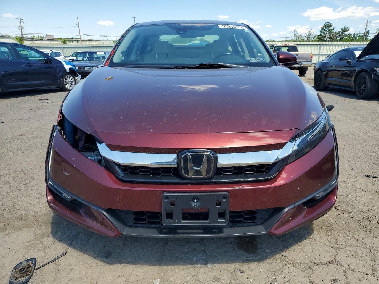 2018 Honda Clarity Touring Burgundy vin: JHMZC5F32JC005910