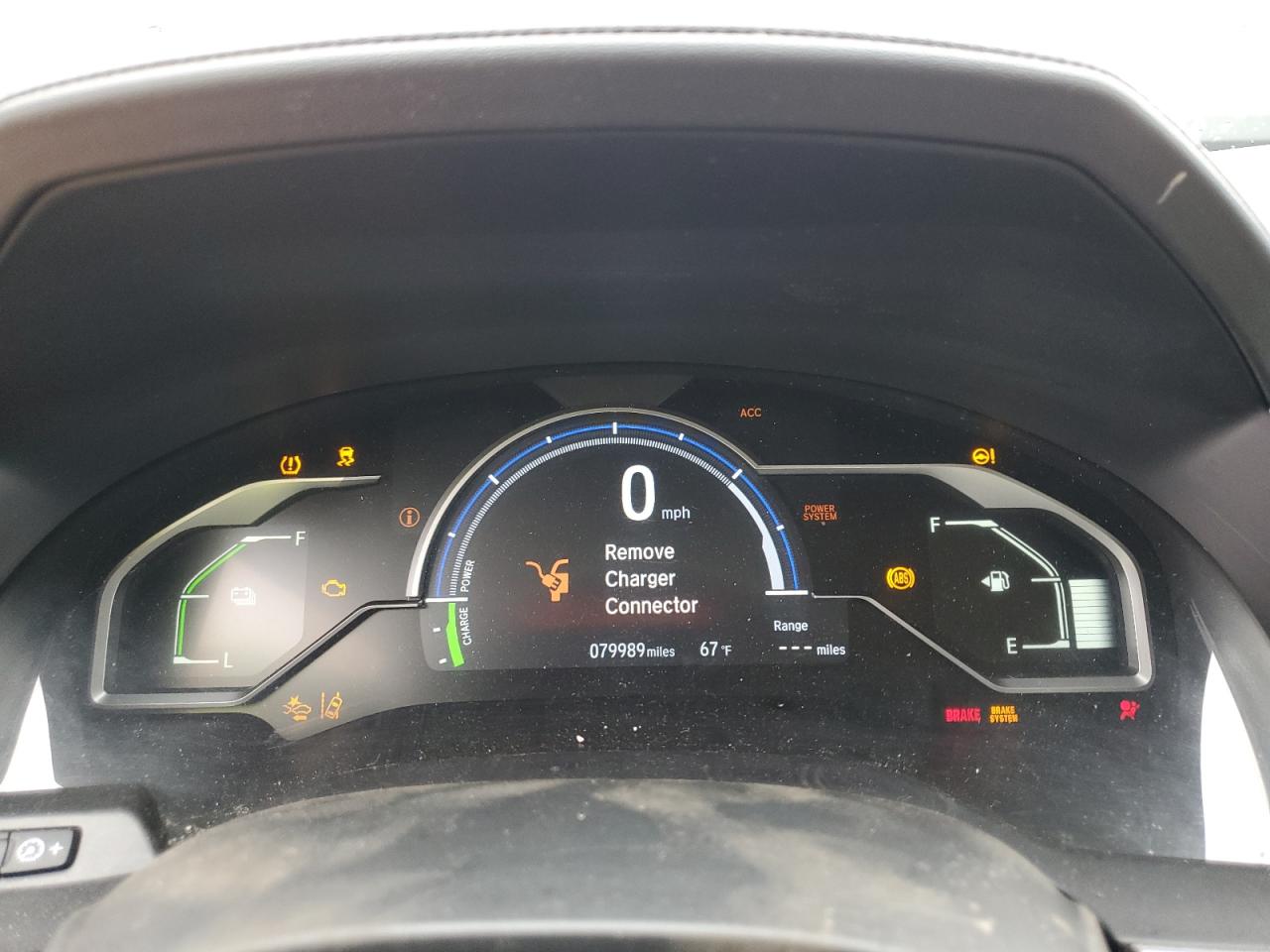 2021 Honda Clarity Touring   Белый vin: JHMZC5F36MC001086