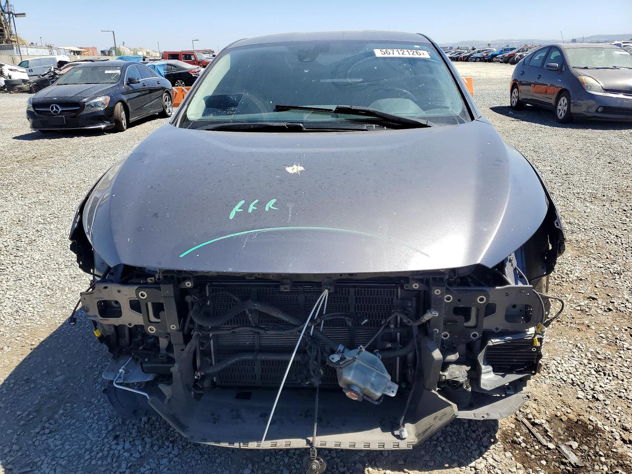 2020 Honda Clarity Touring Gray vin: JHMZC5F39LC001811