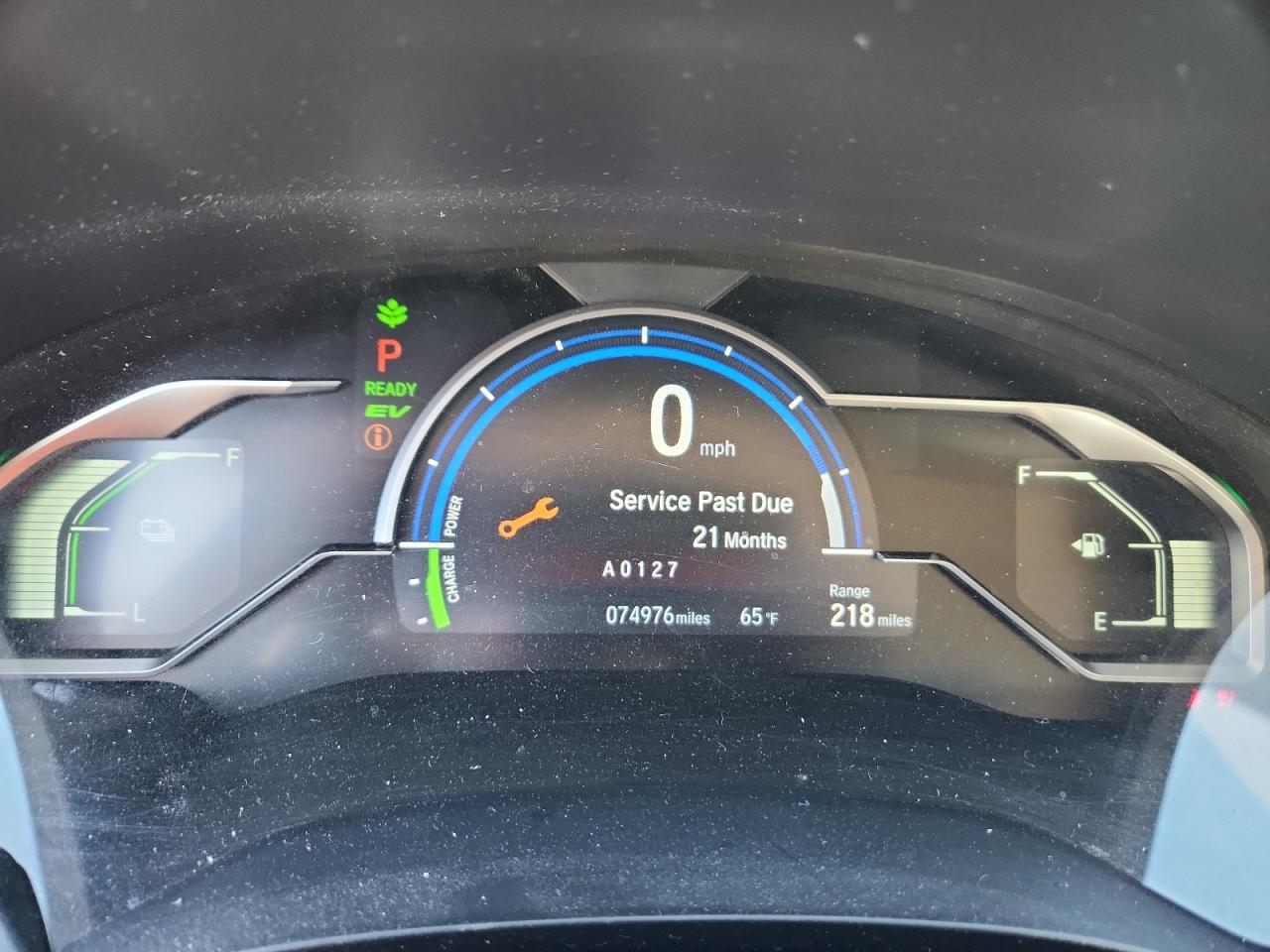 2021 Honda Clarity Touring White vin: JHMZC5F39MC001454