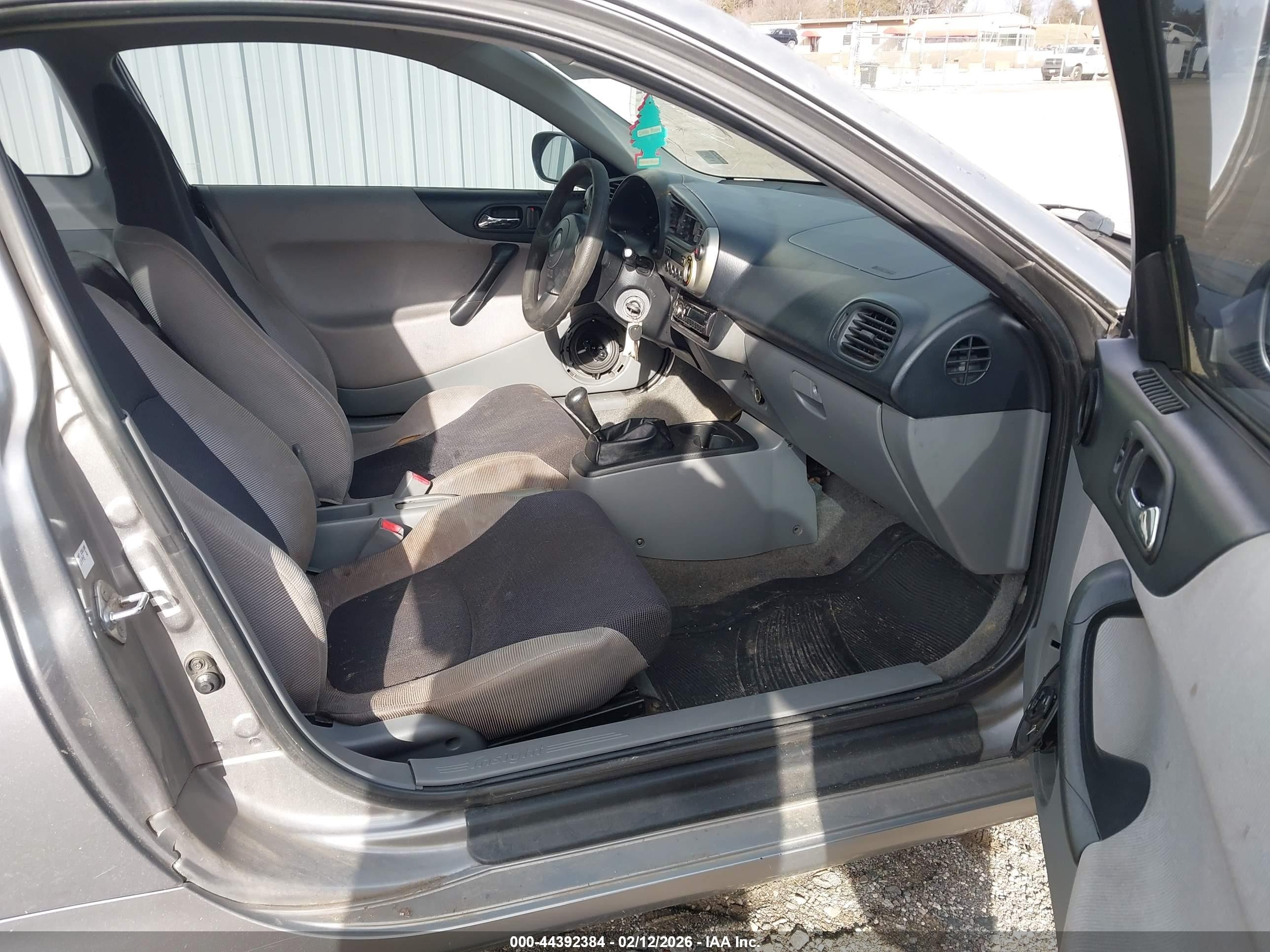 2000 Honda Insight   Серый vin: JHMZE1352YT000712