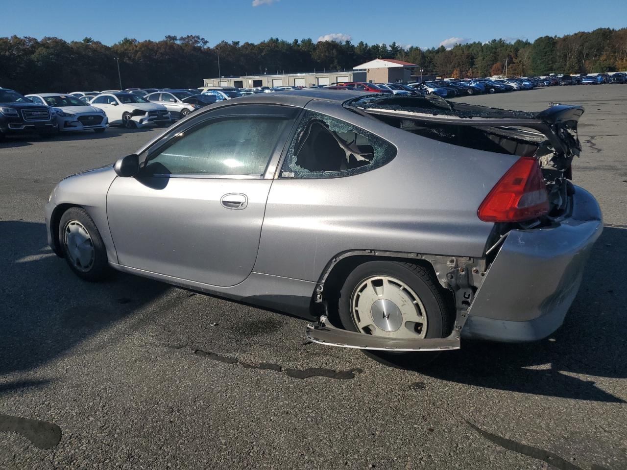 2000 Honda Insight Silver vin: JHMZE1353YT000623