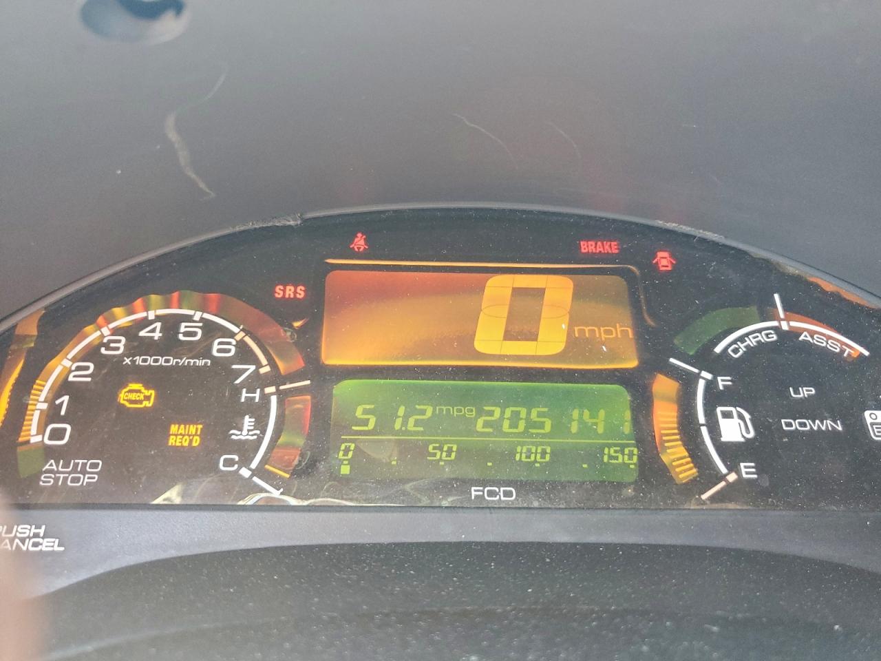 2000 Honda Insight Красный vin: JHMZE1357YT001869