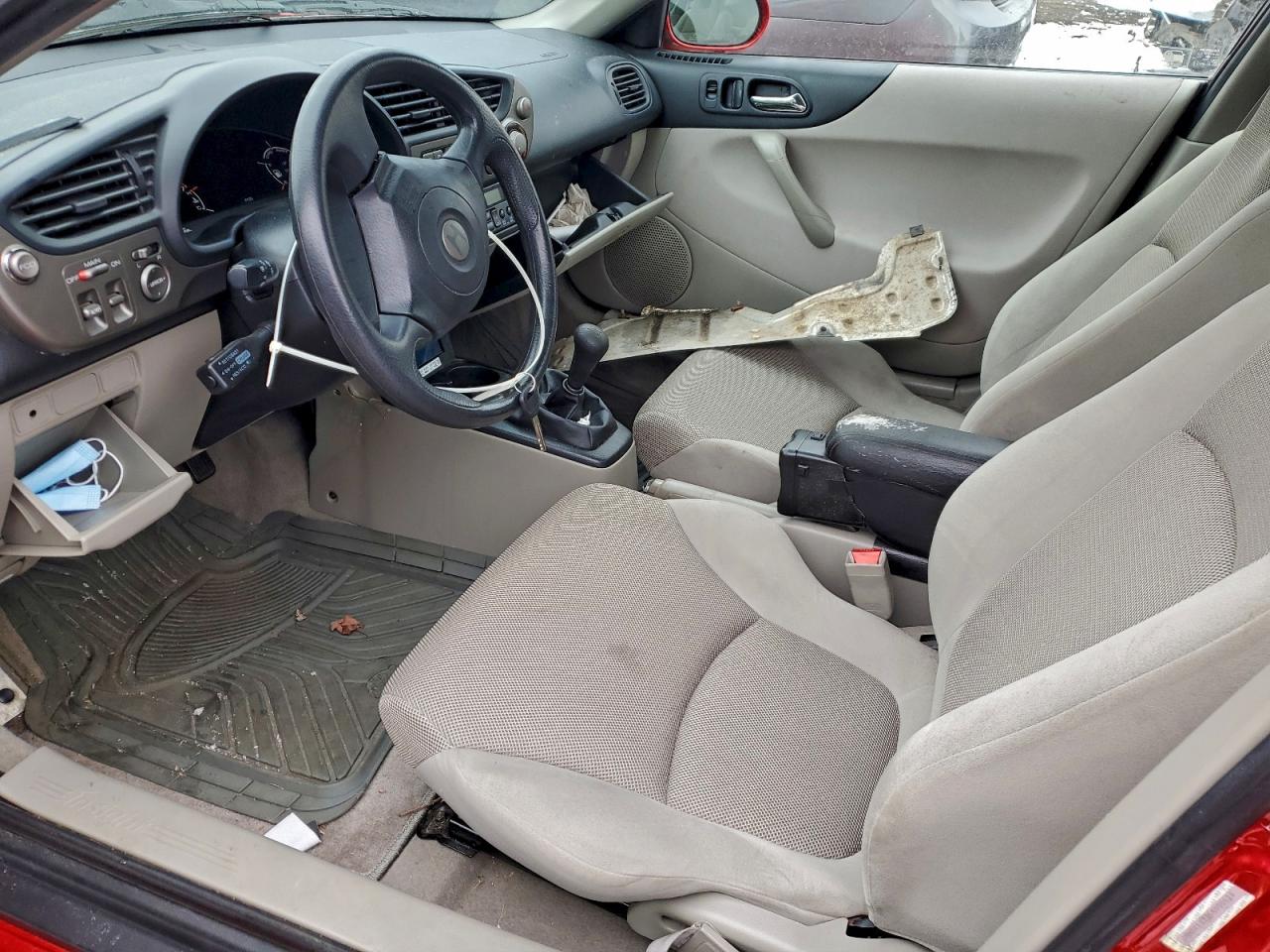 2006 Honda Insight Red vin: JHMZE13736S000674