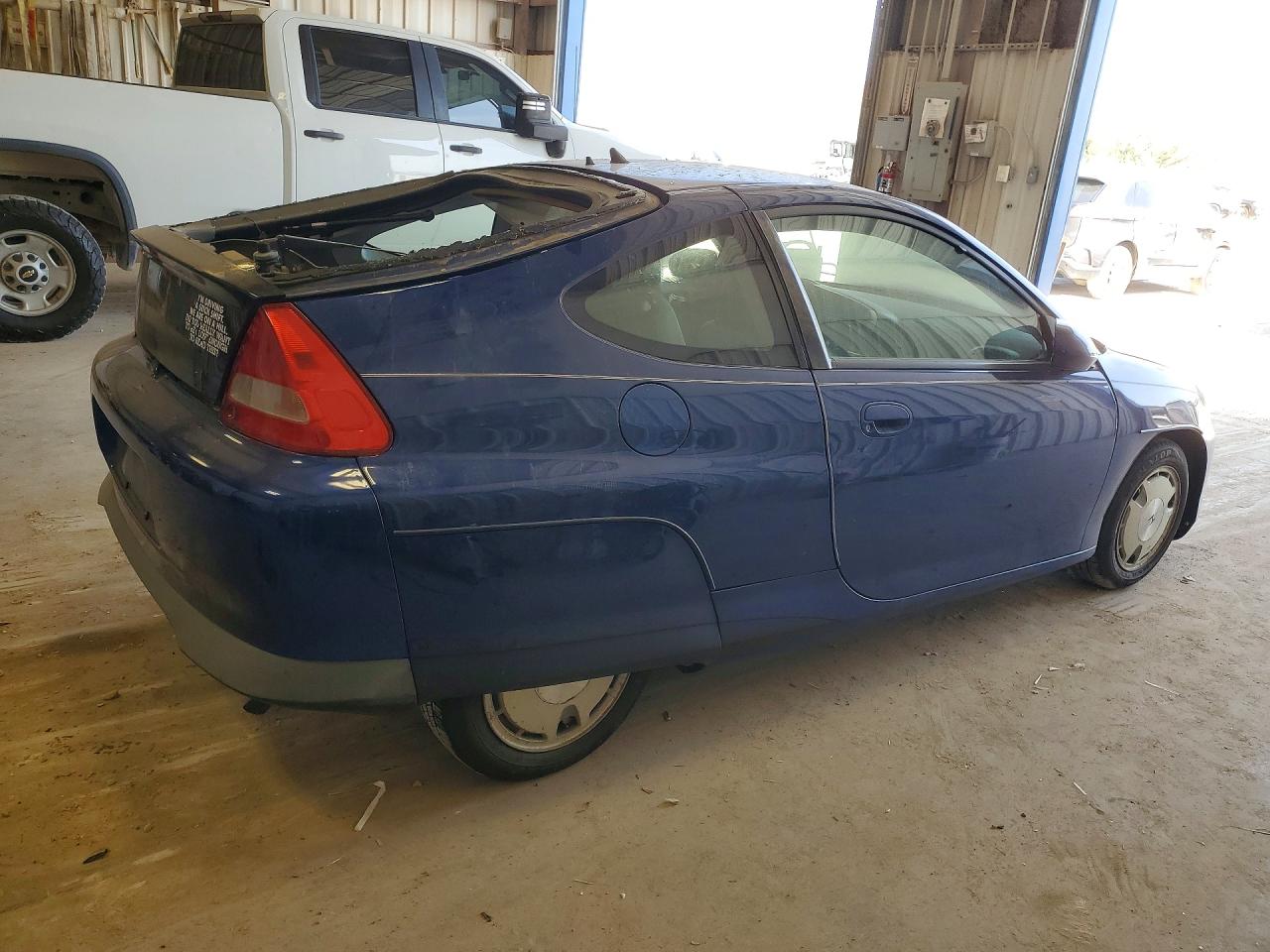 2001 Honda Insight Синий vin: JHMZE13741T001223