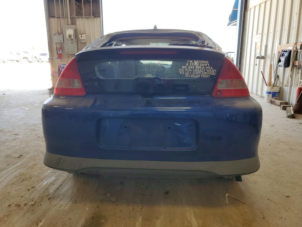 2001 Honda Insight Синий vin: JHMZE13741T001223