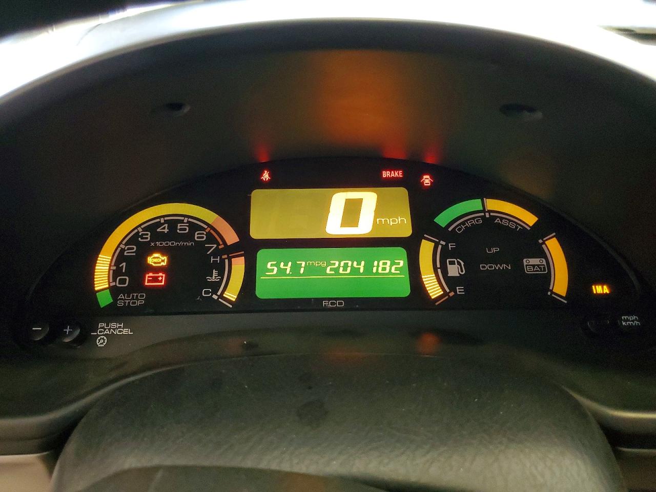 2001 Honda Insight Синий vin: JHMZE13741T001223