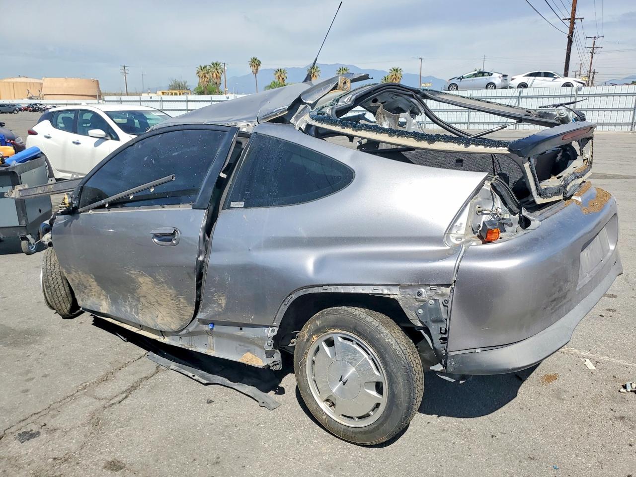 2006 Honda Insight Silver vin: JHMZE13766S000281