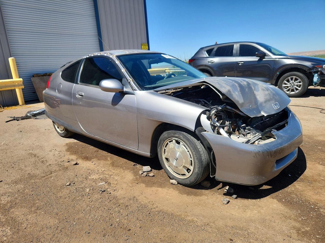 2000 Honda Insight Silver vin: JHMZE1376YT000245