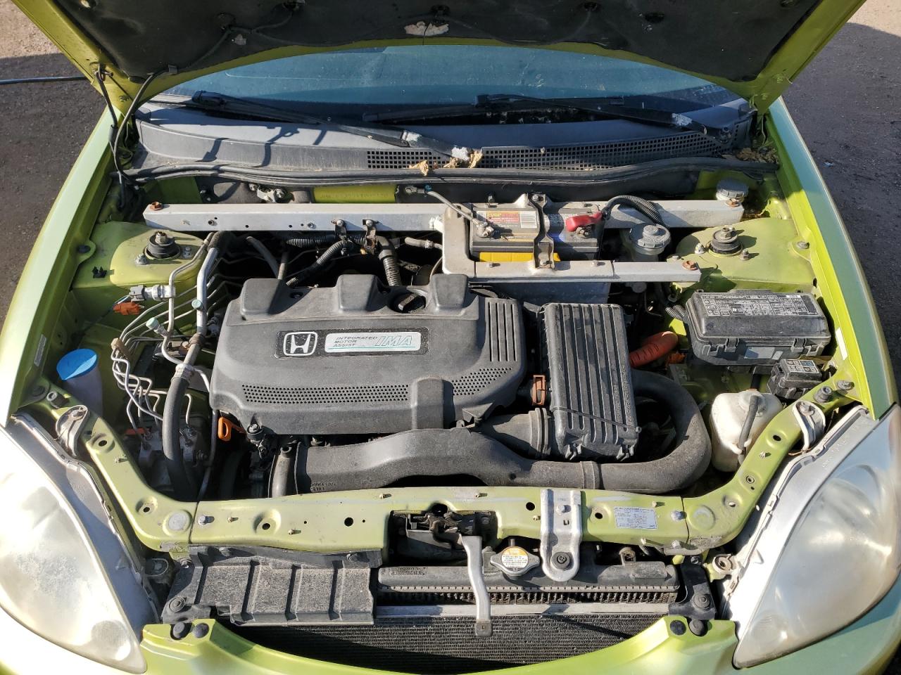 2000 Honda Insight Green vin: JHMZE1377YT002120
