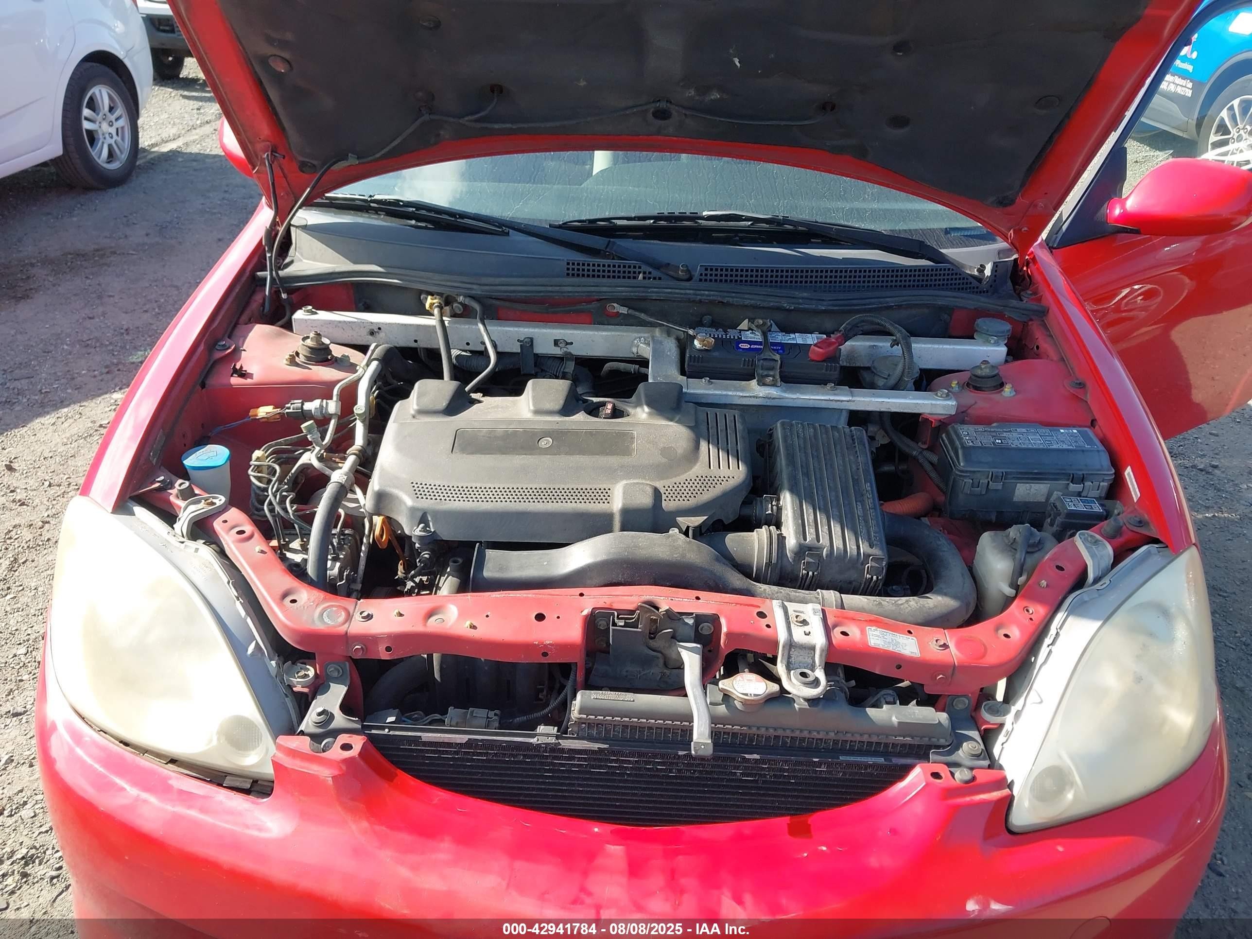 2000 Honda Insight   Красный vin: JHMZE1378YT004572